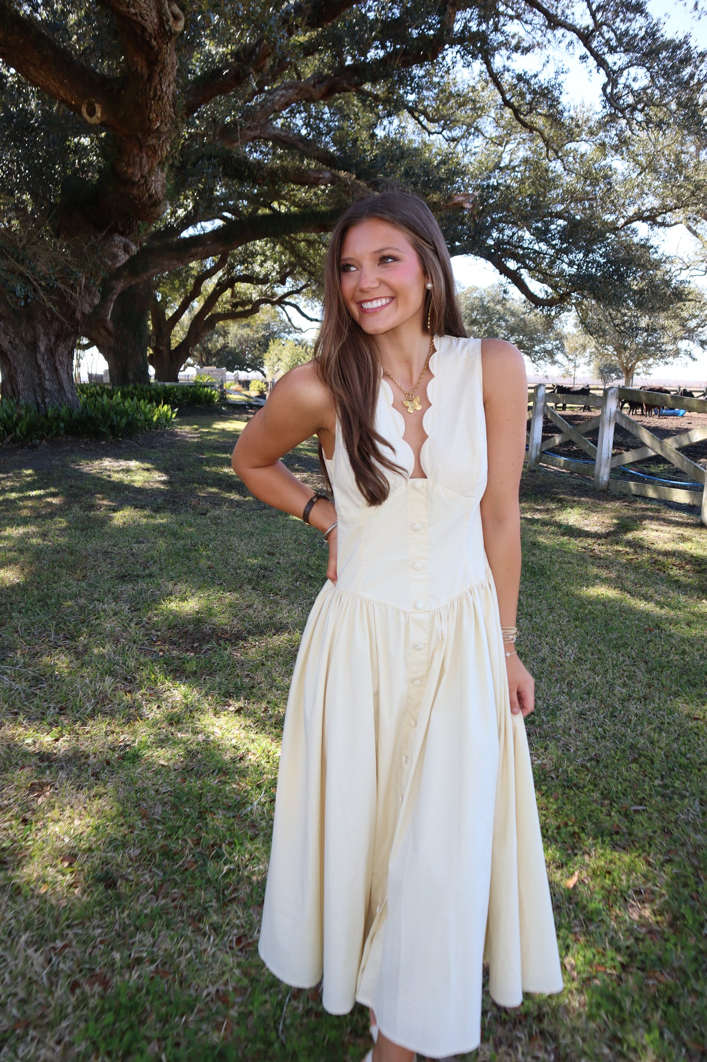 Daisy Dress- Light Yellow