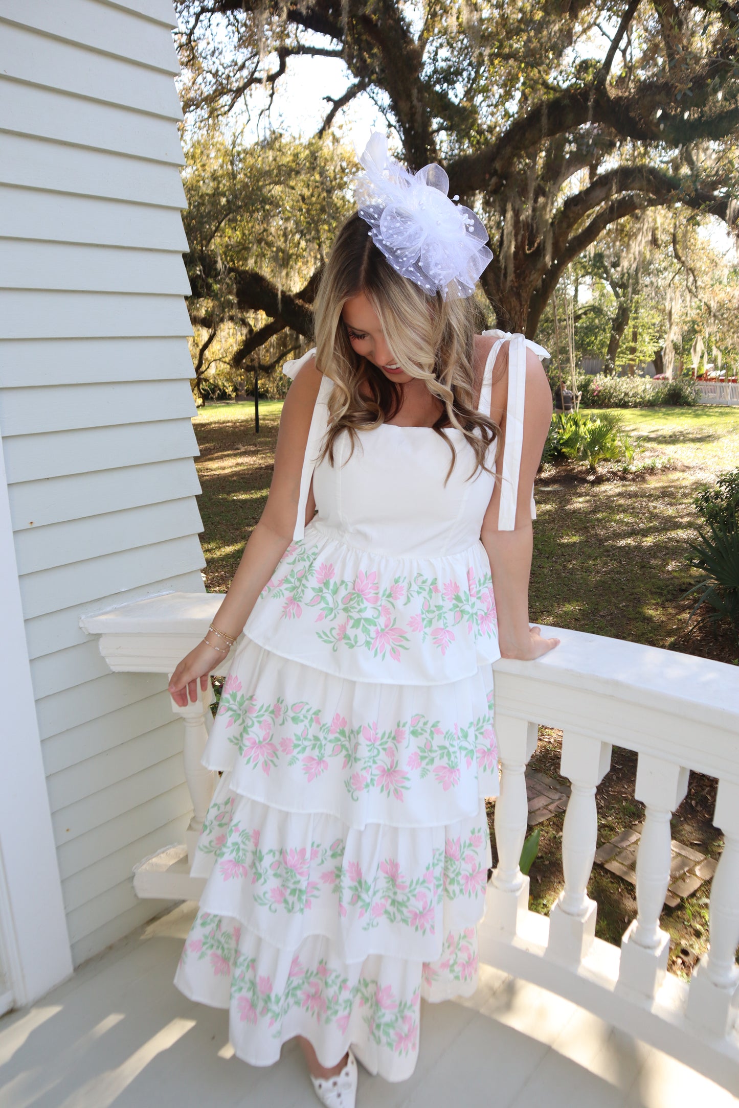 Lucky Tiered Ruffle Maxi Dress