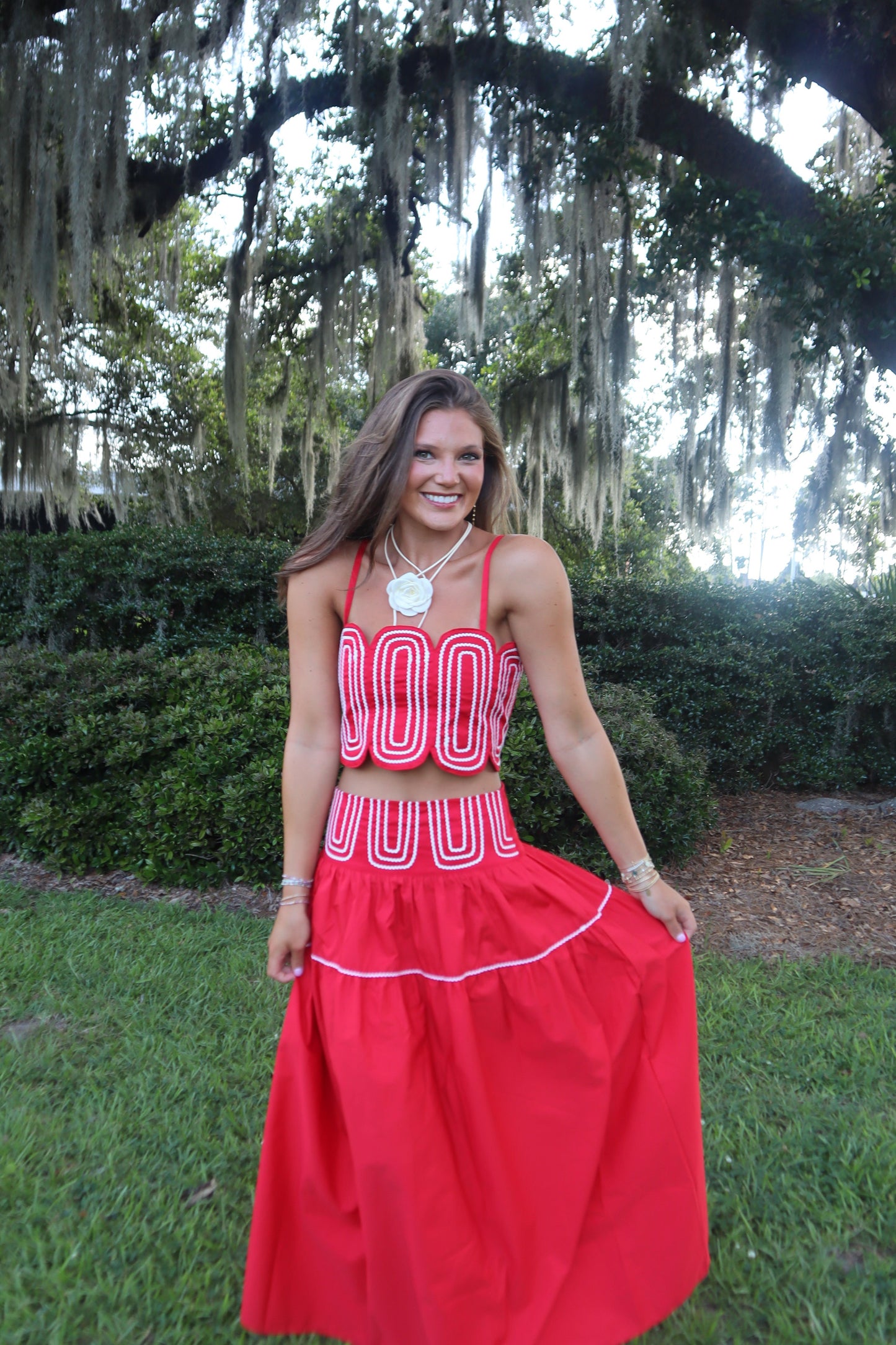 Geaux Set- Red/White