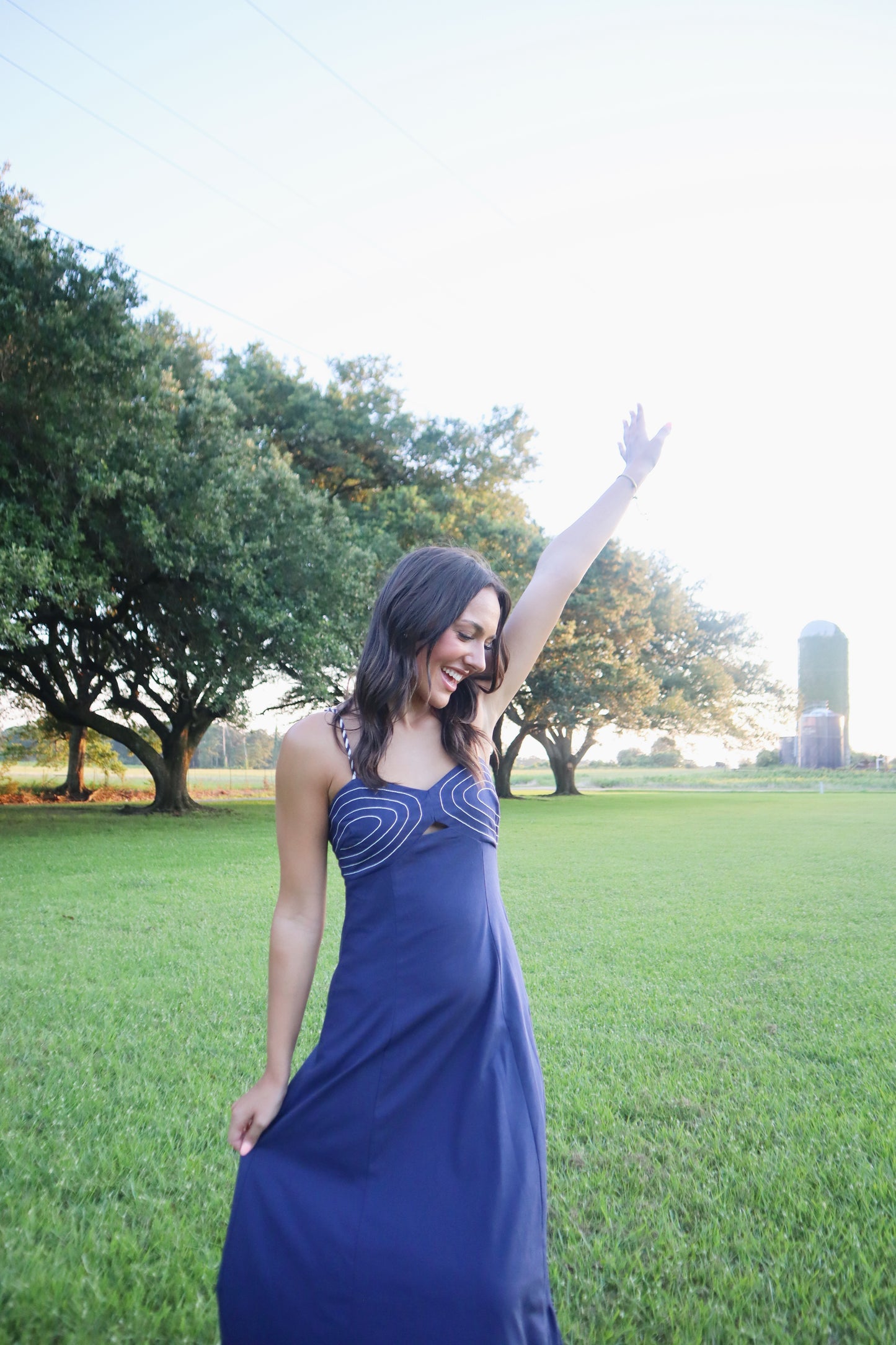 Glory Maxi Dress- Navy