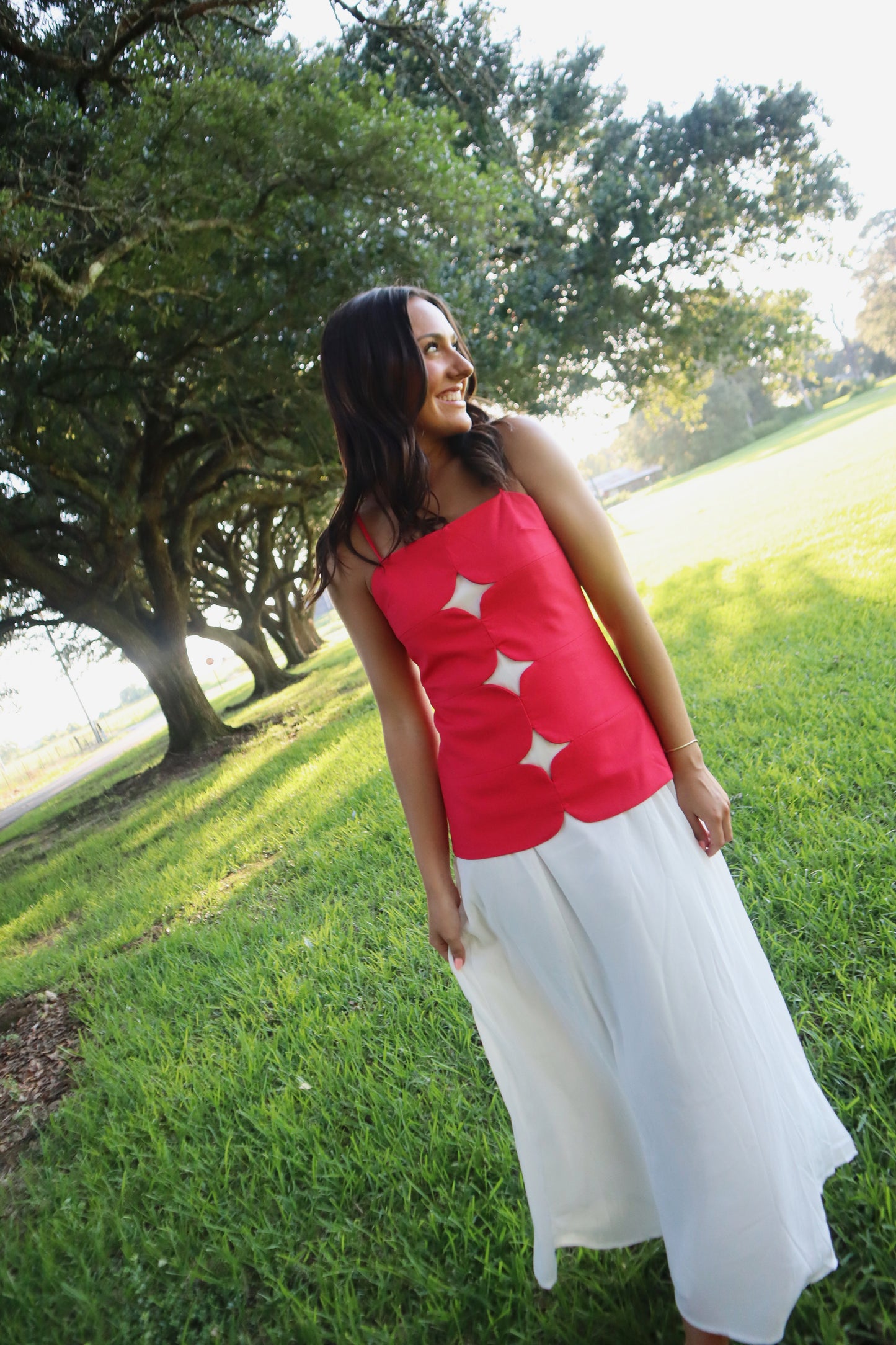 Starlet Maxi Dress- Red