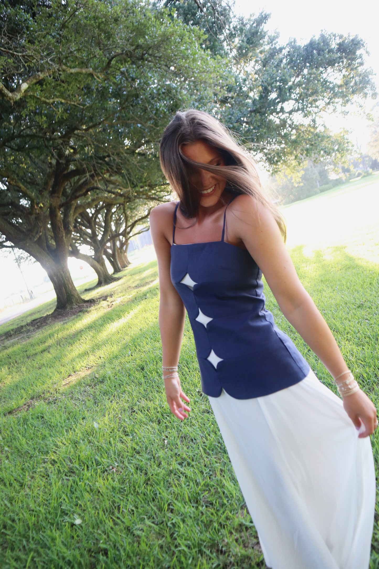 Starlet Maxi Dress- Navy