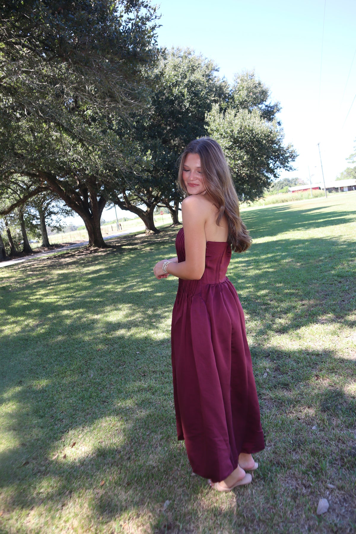 Cinnamon Maxi Dress- Wine