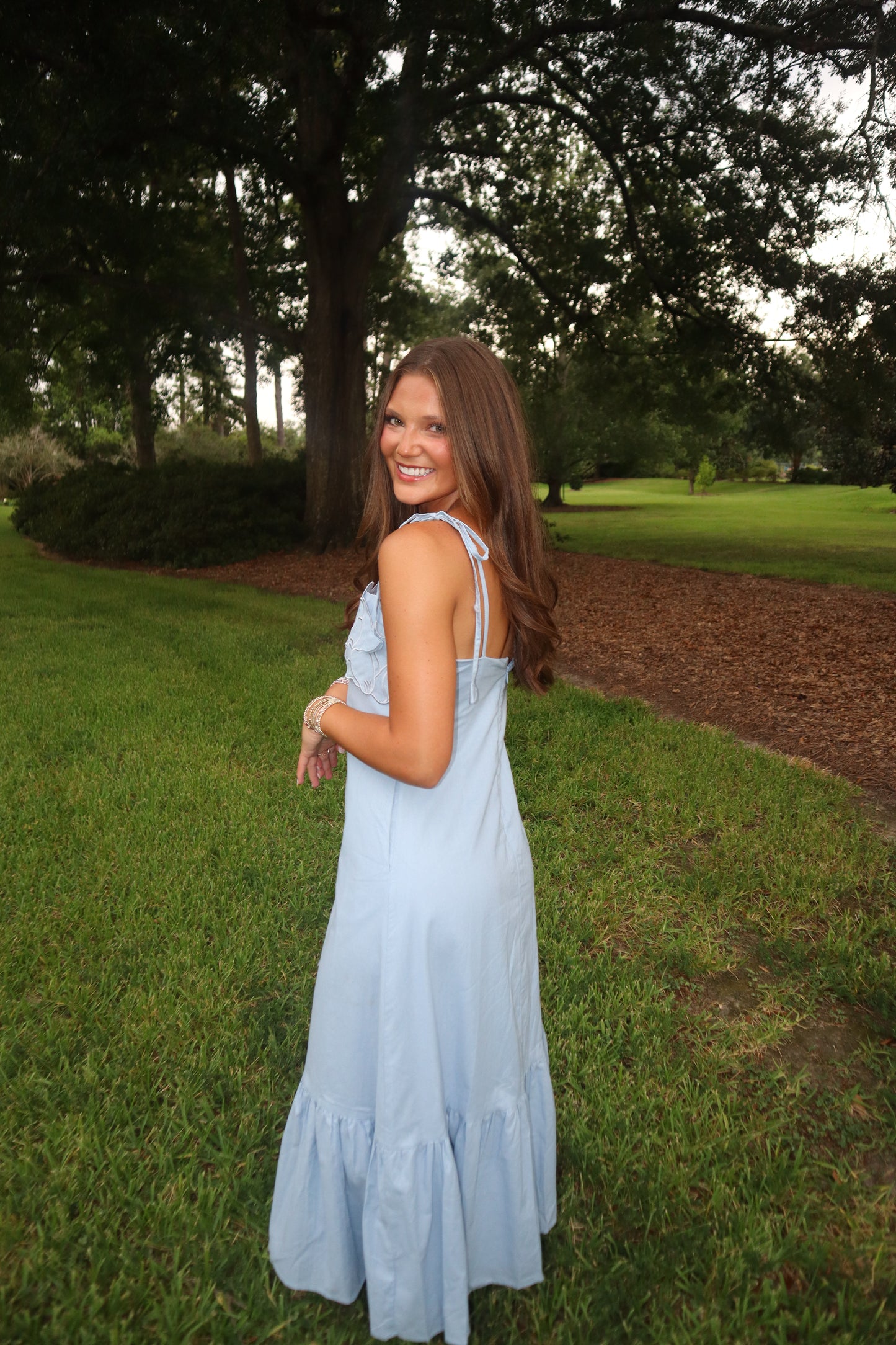 Two Maxi Dress- Blue