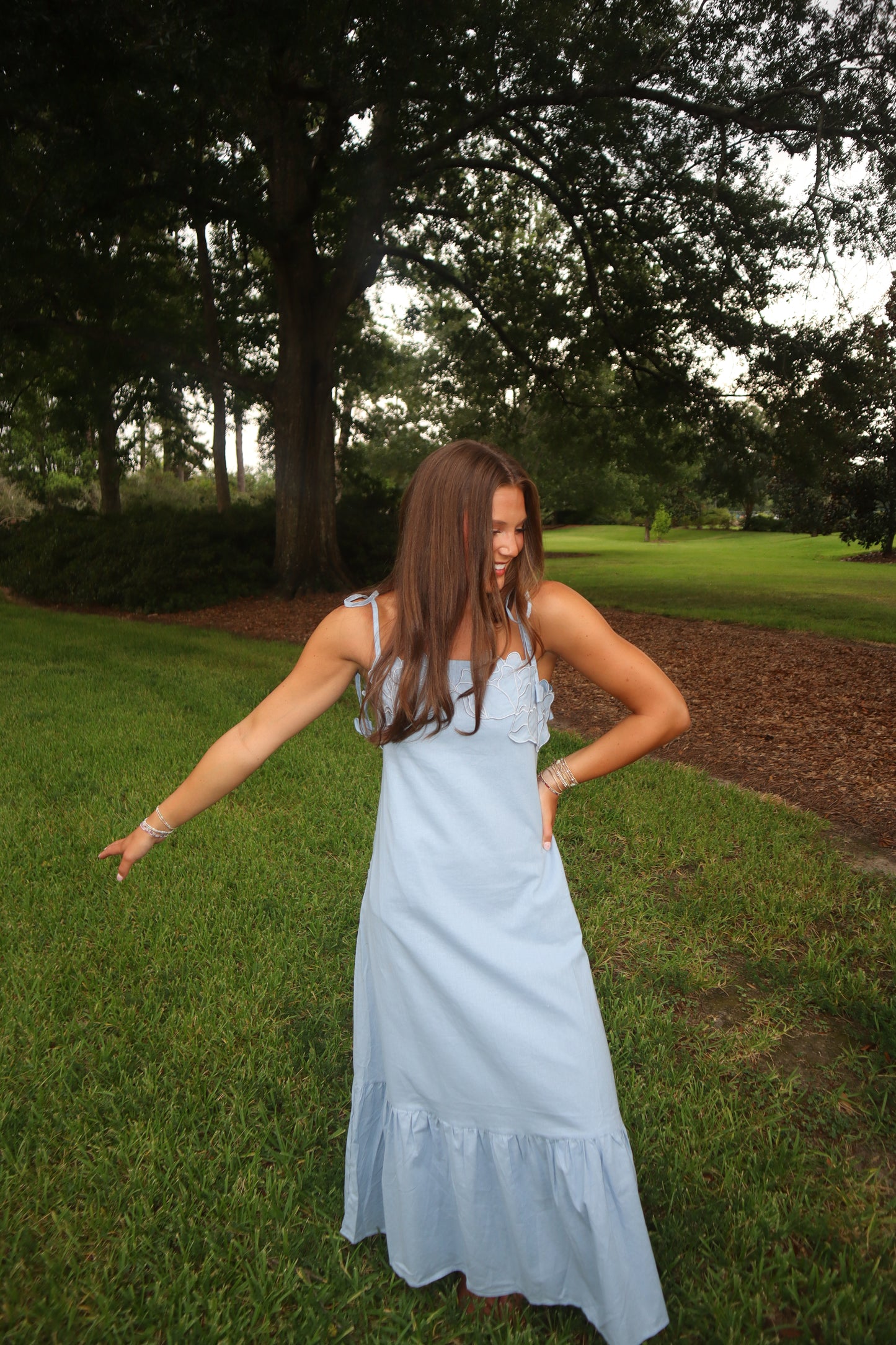 Two Maxi Dress- Blue