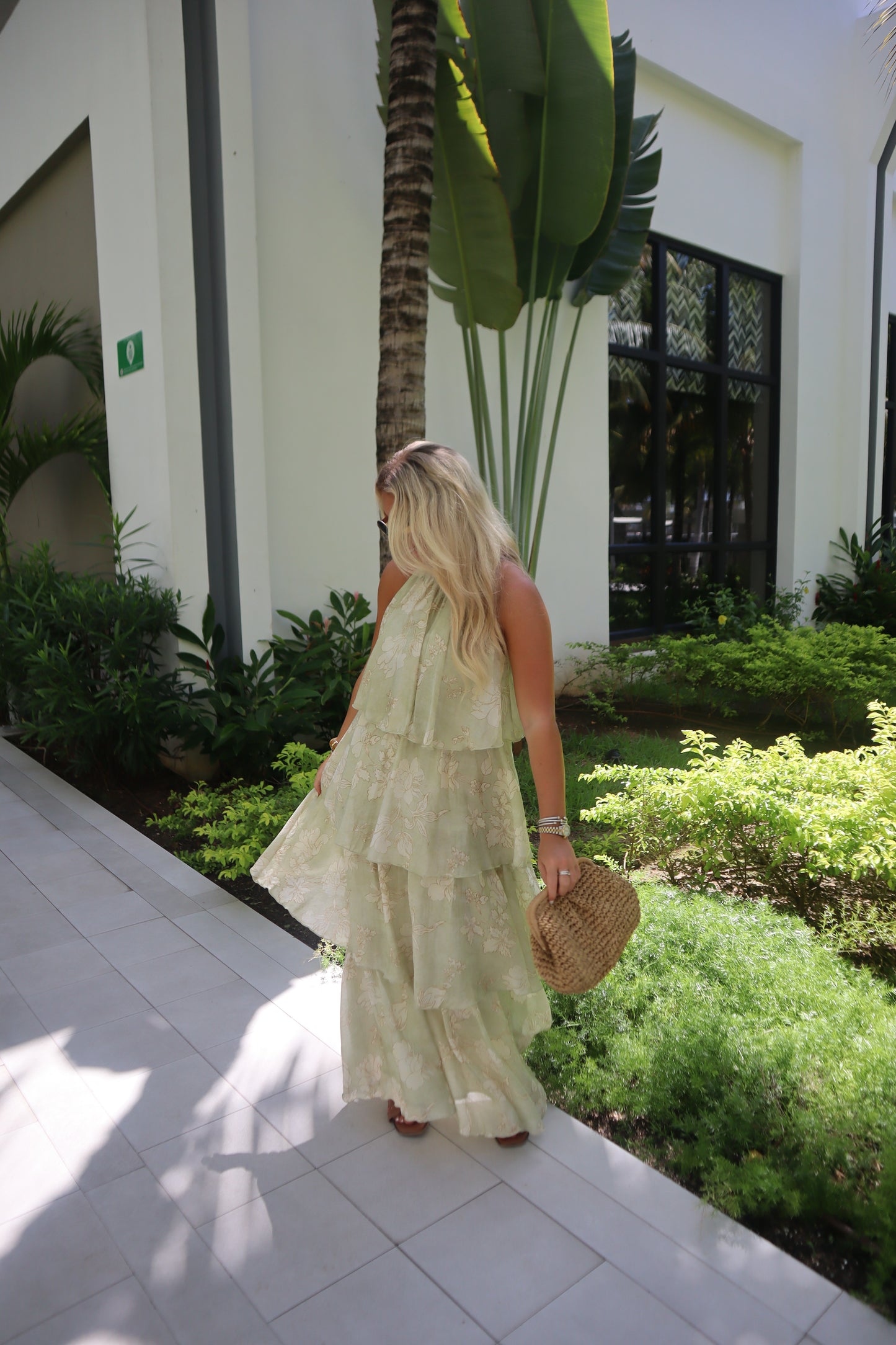 Cabana Ruffle Maxi Dress