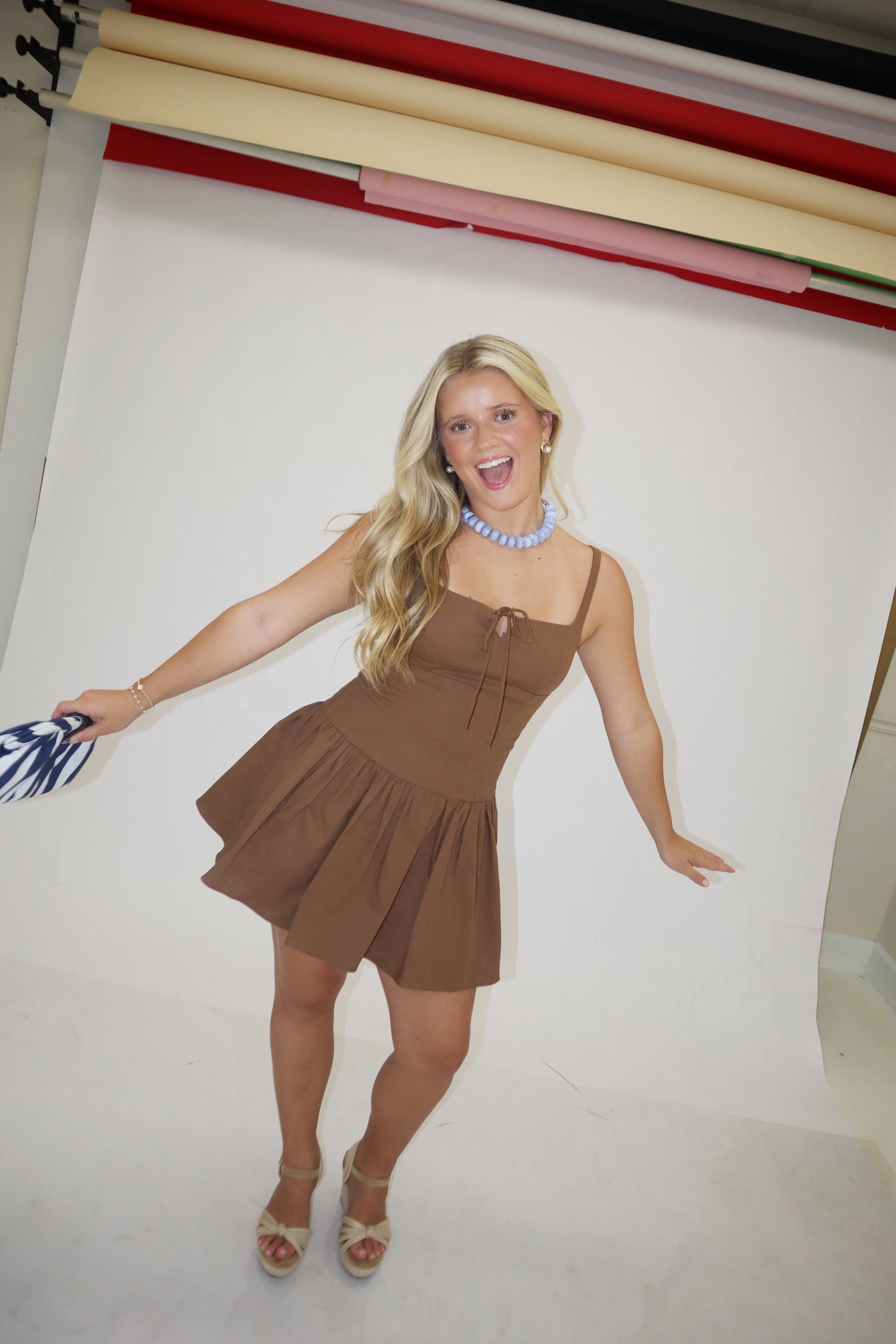 Lucy Dress- Brown