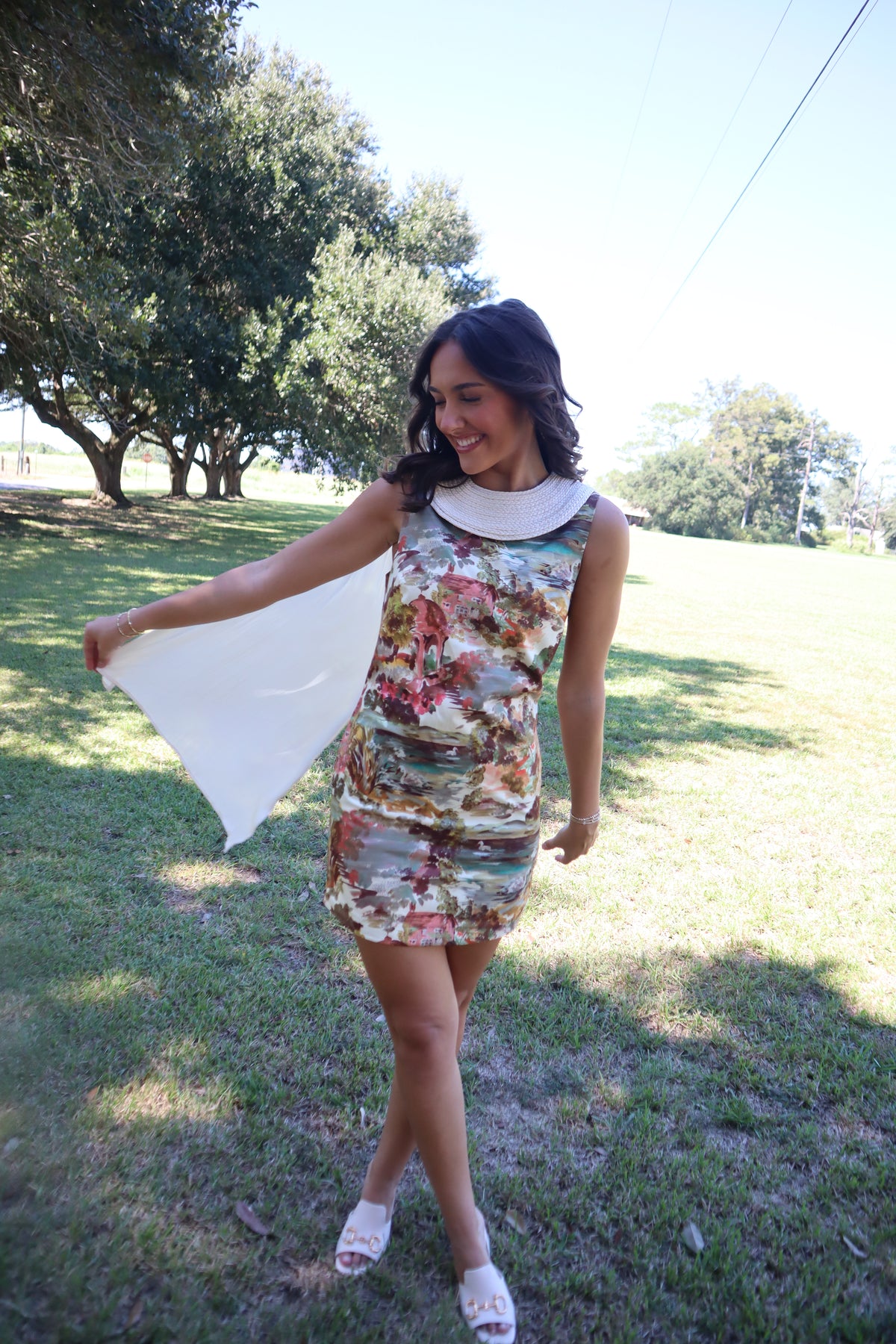 Lanie Embelished Mini Dress