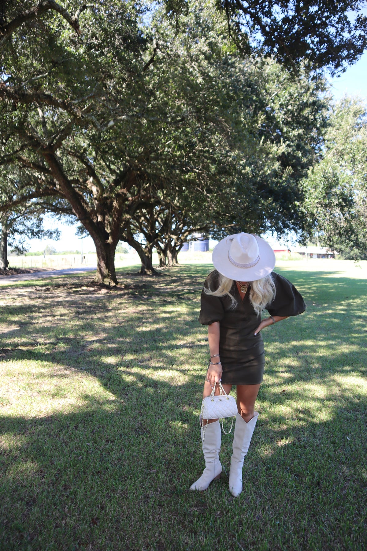 Olive Mini Dress- Denim Blend