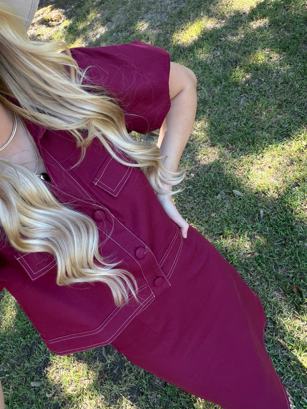 Ava Set- Burgundy