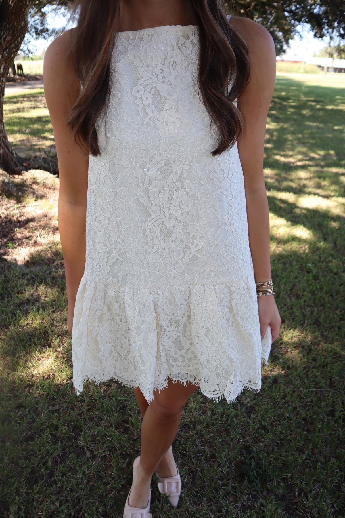 Acorn Lace Mini Dress