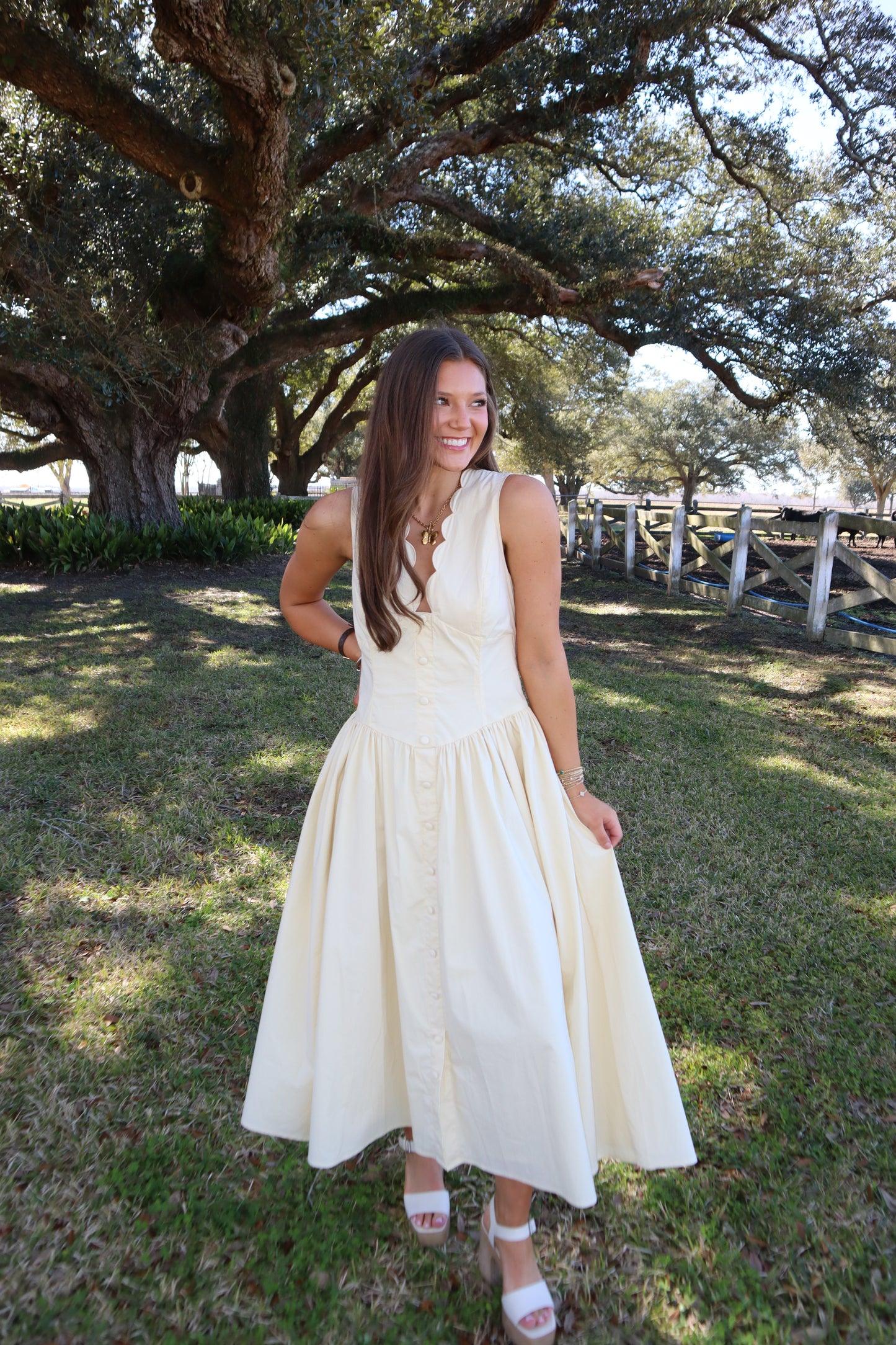 Daisy Dress- Light Yellow