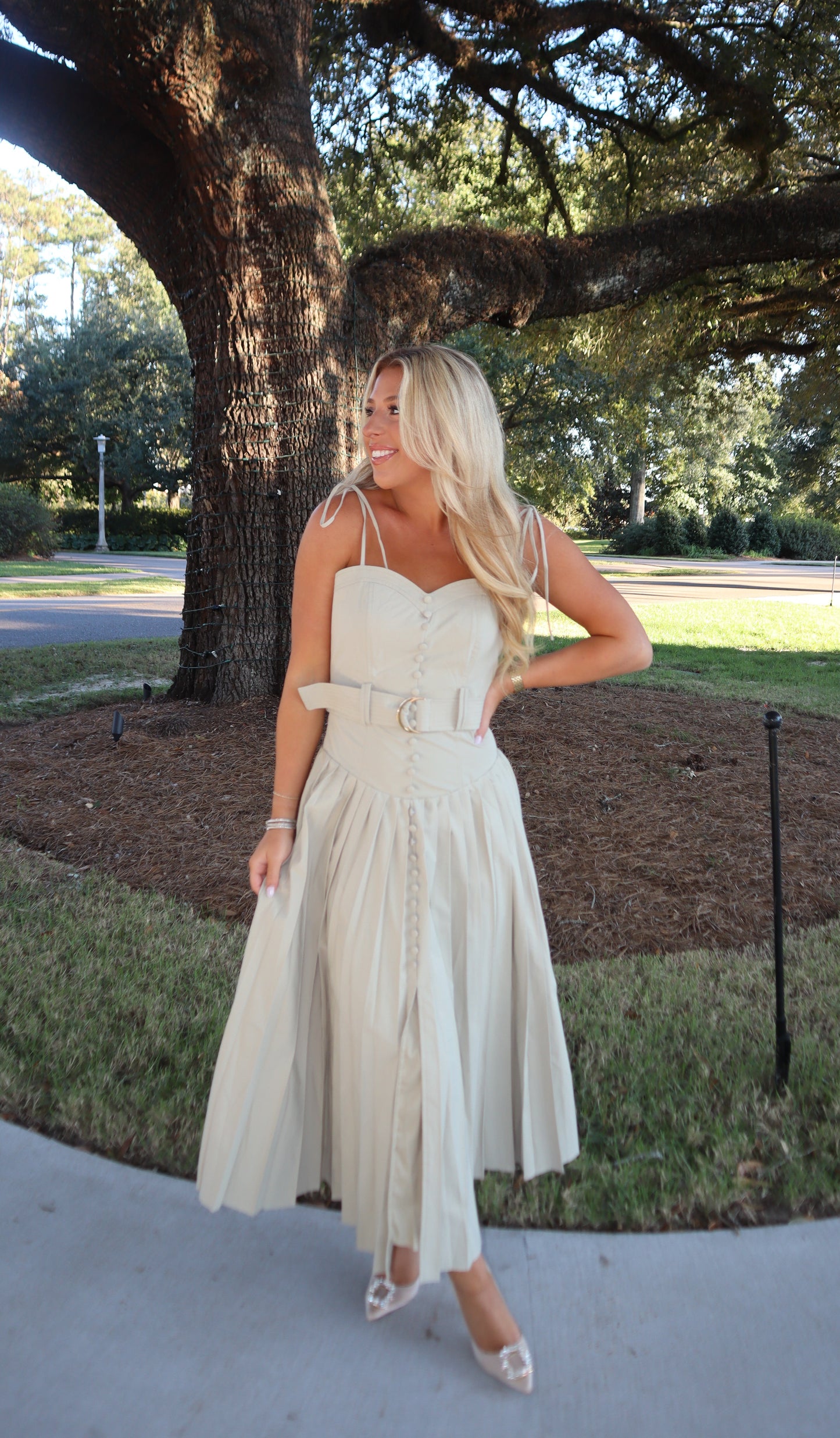 Savannah Belted Maxi Dress