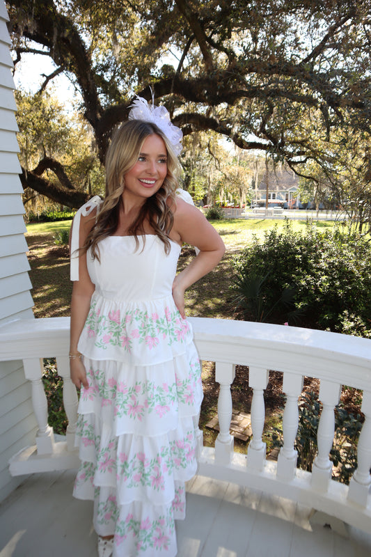 Lucky Tiered Ruffle Maxi Dress