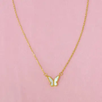 Shell Butterfly Necklace