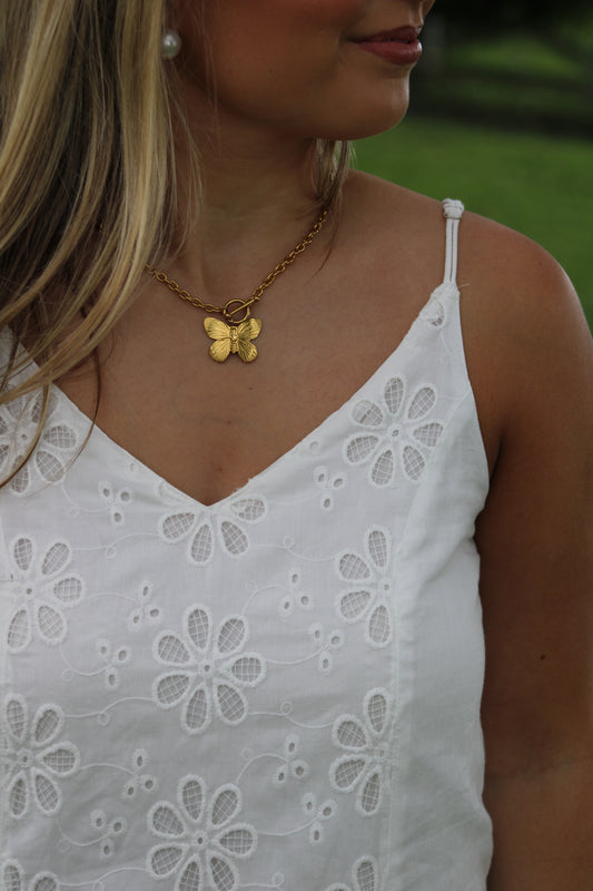 Butterfly Statement Necklace