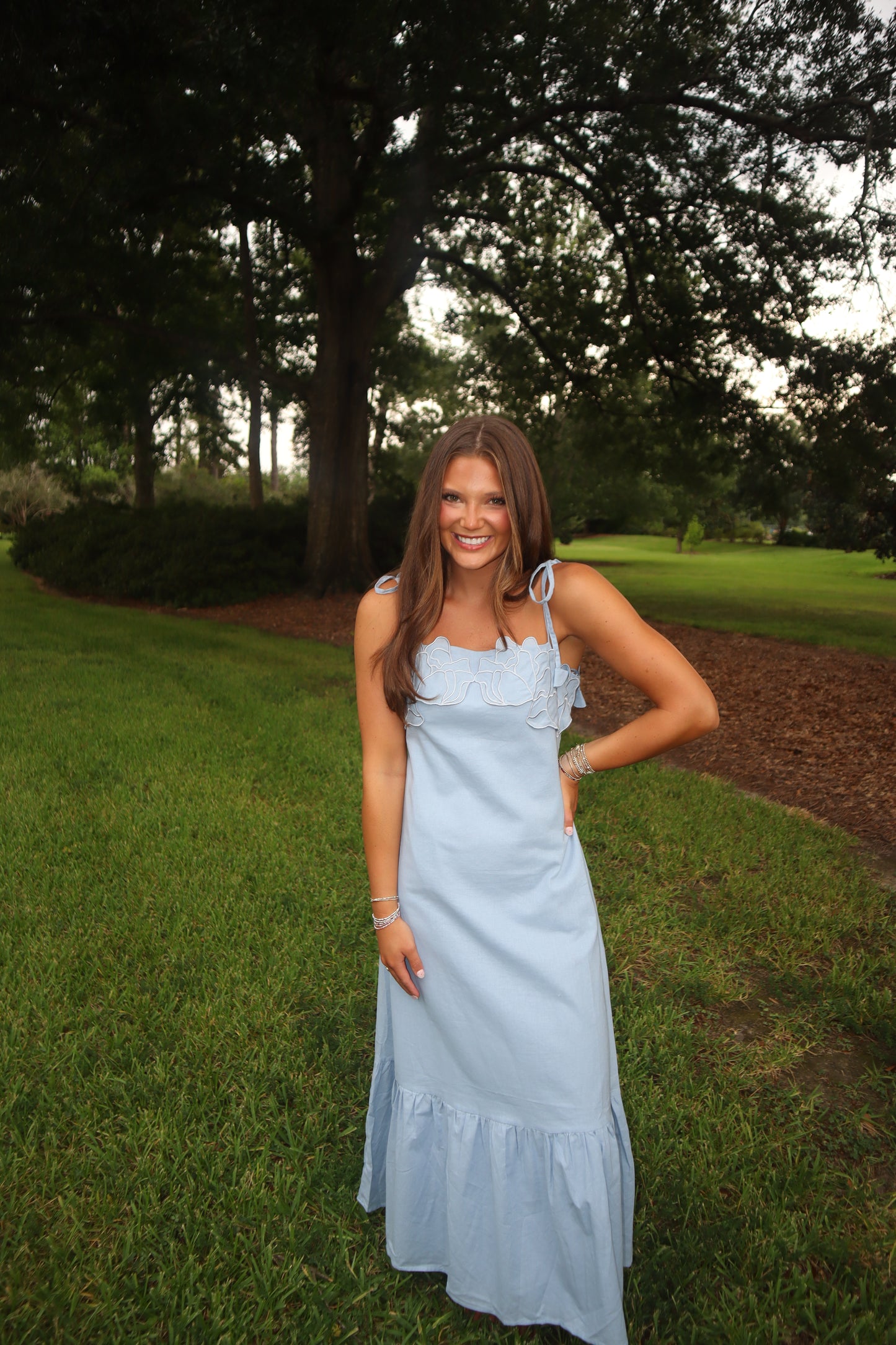 Two Maxi Dress- Blue