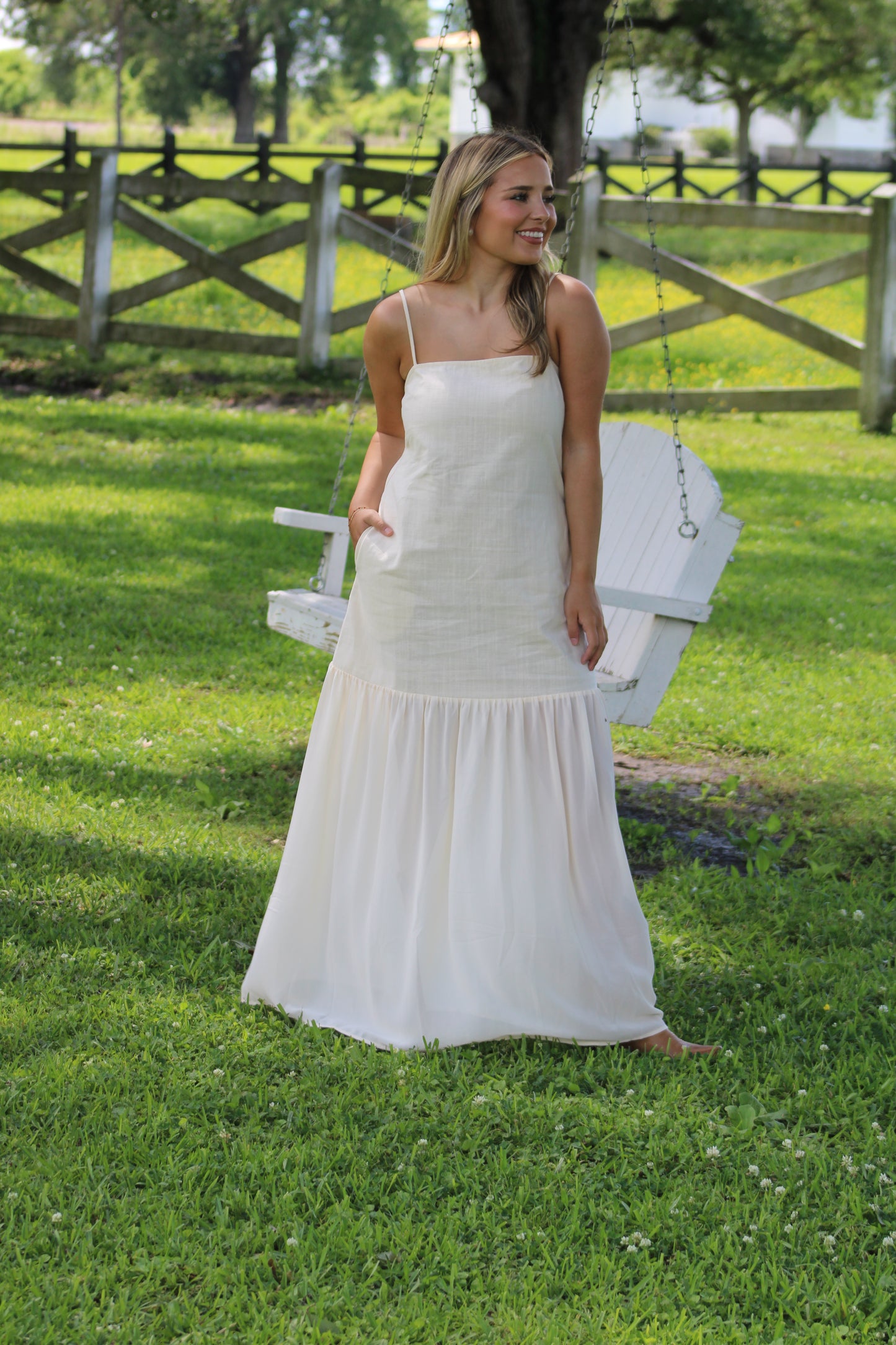 Santorini Dress- CREAM