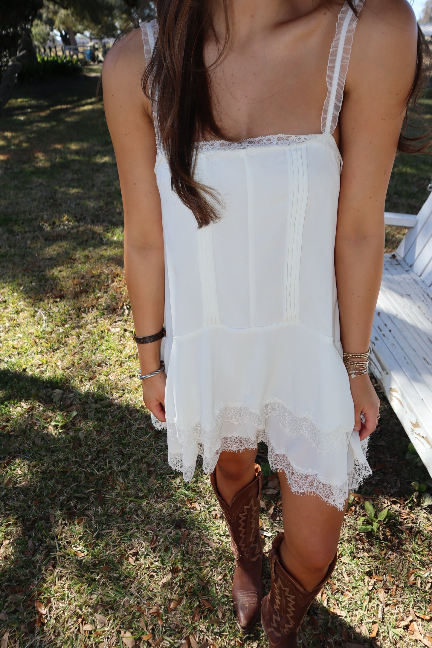 Prairie Dress- Cream