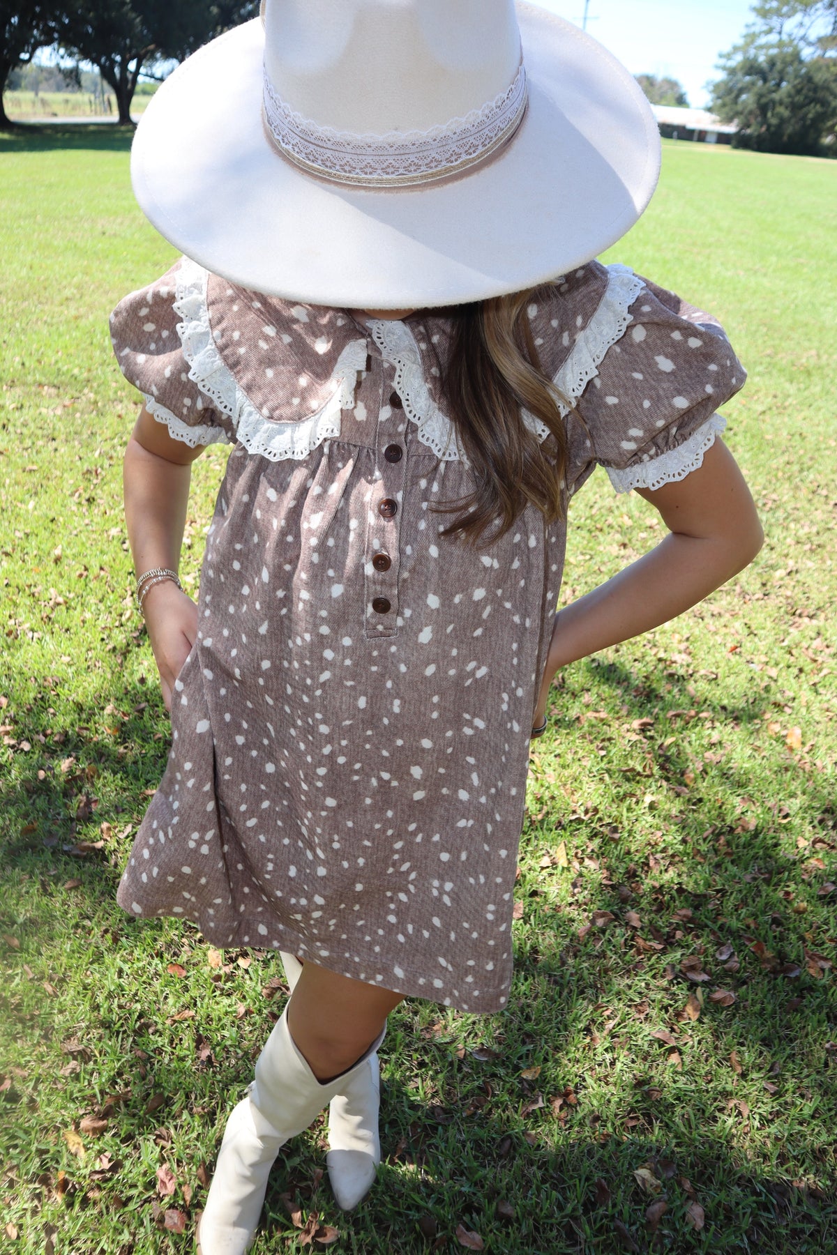Lee Deer Mini Dress