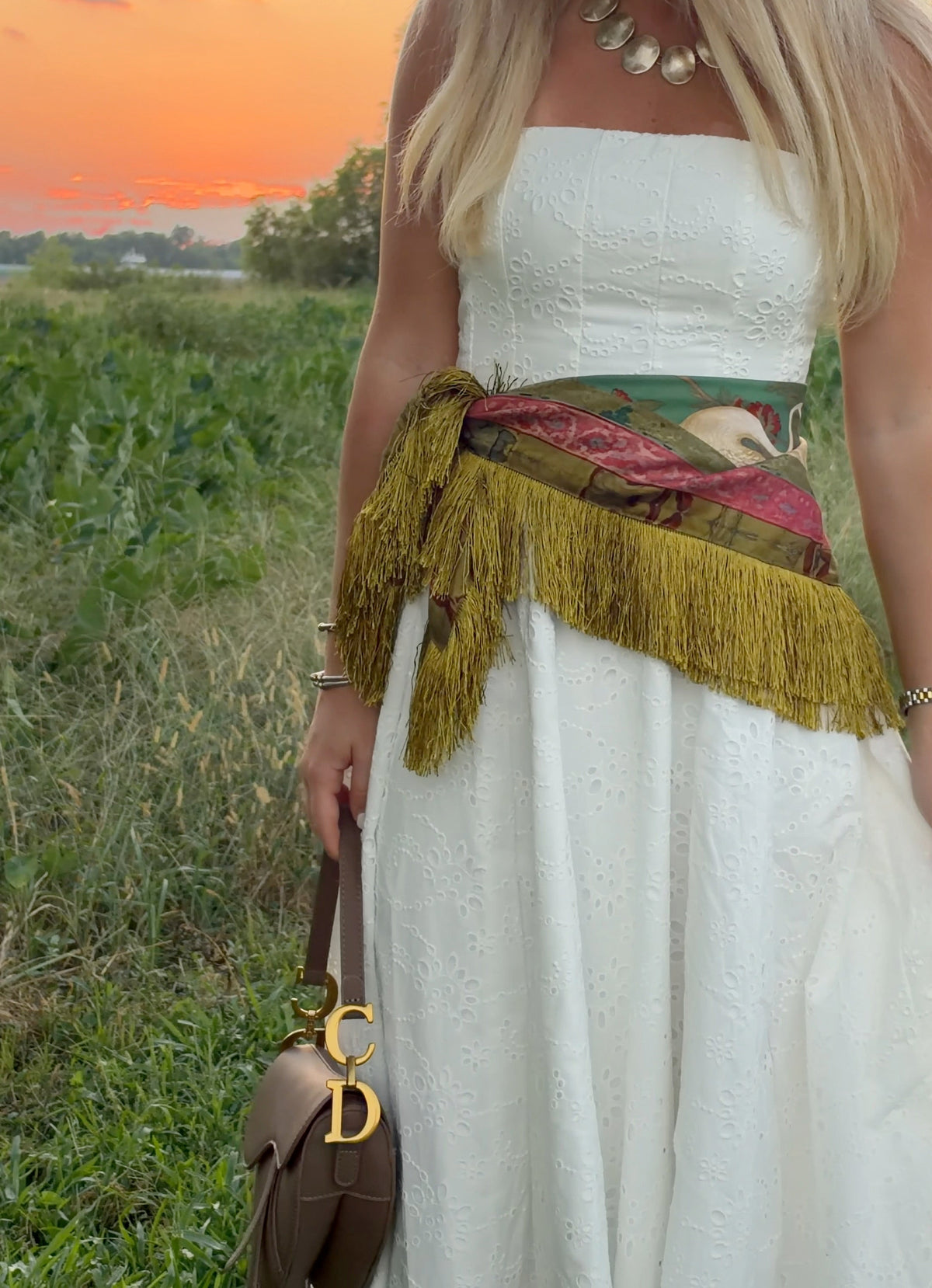 PREORDER! Crane Olive Fringe Scarf- SHIPS MIDDLE OF OCTOBER!!