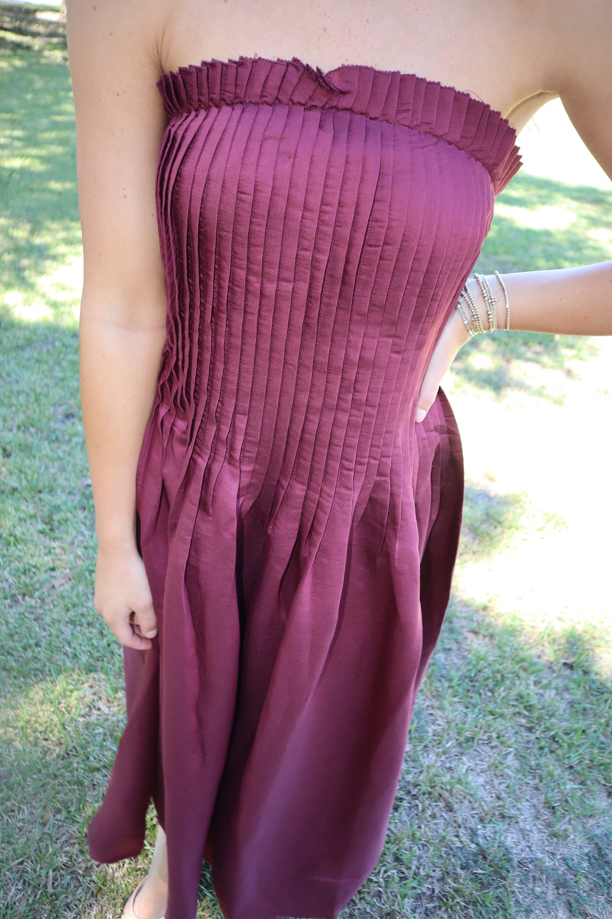Cinnamon Maxi Dress- Wine
