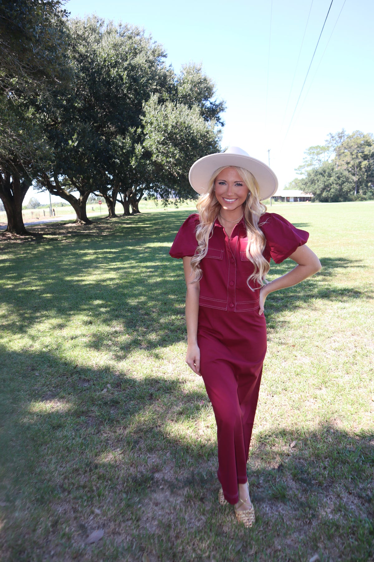Ava Set- Burgundy