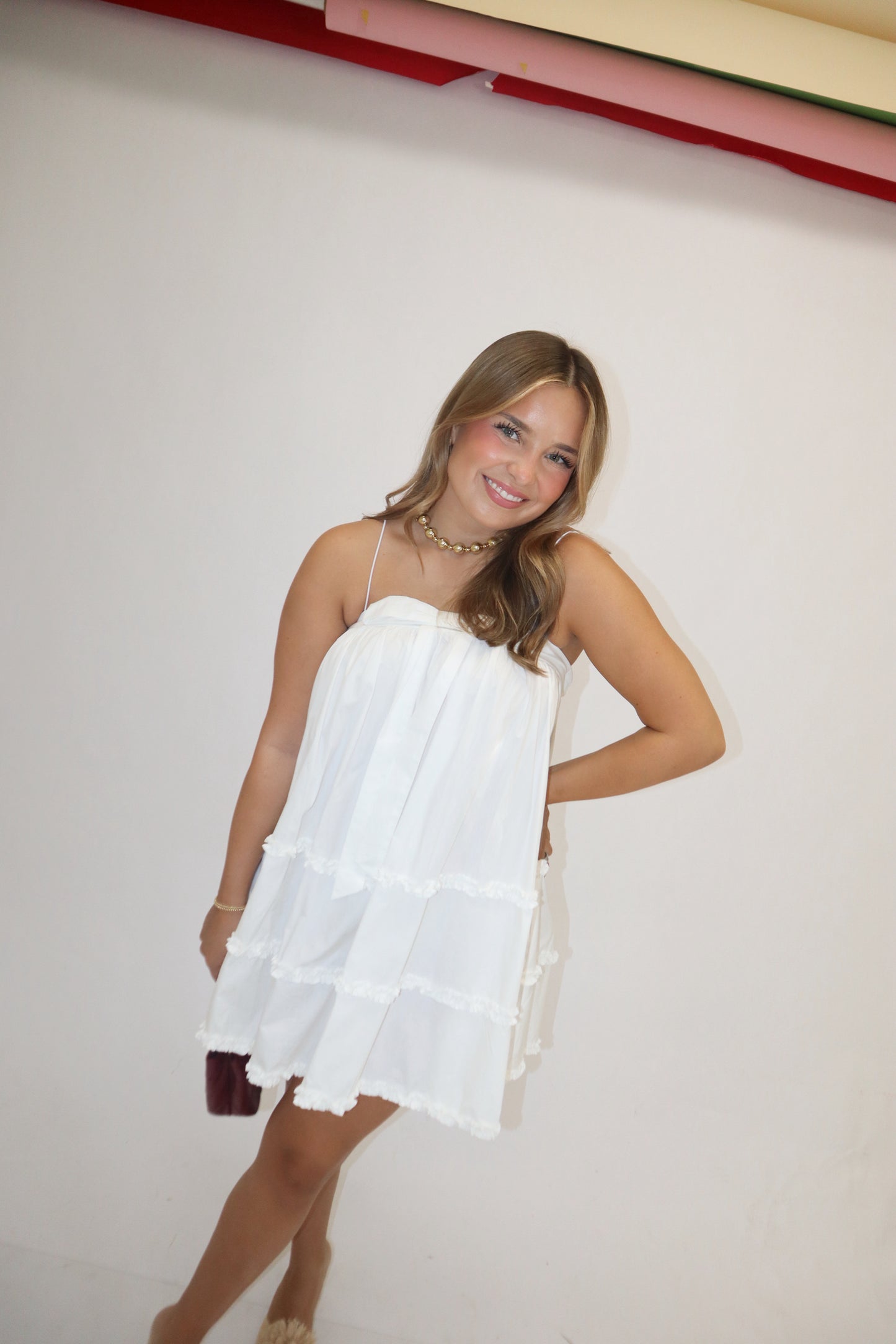 Tide Dress- White
