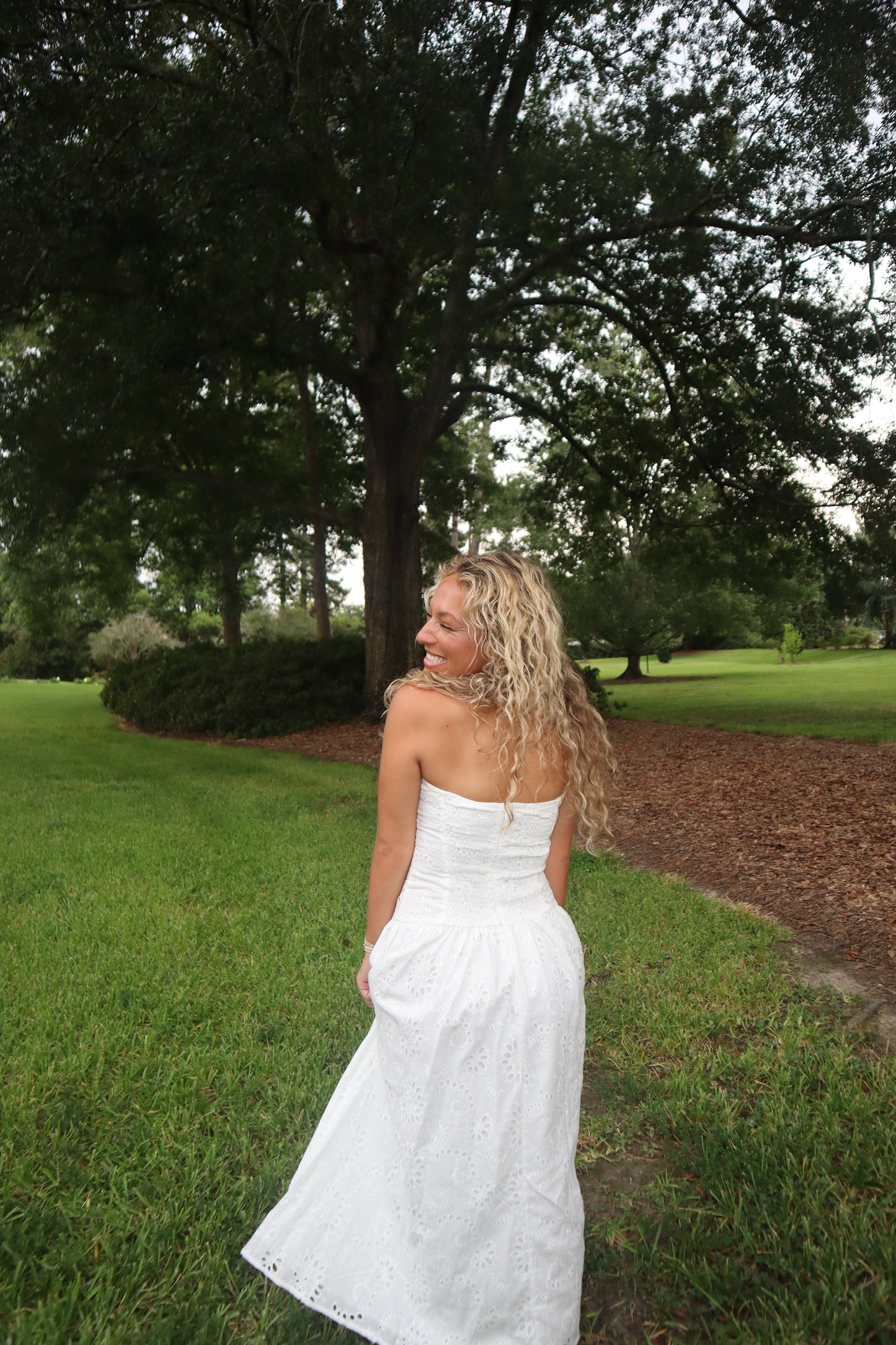 Charlee Eyelet Maxi Dress
