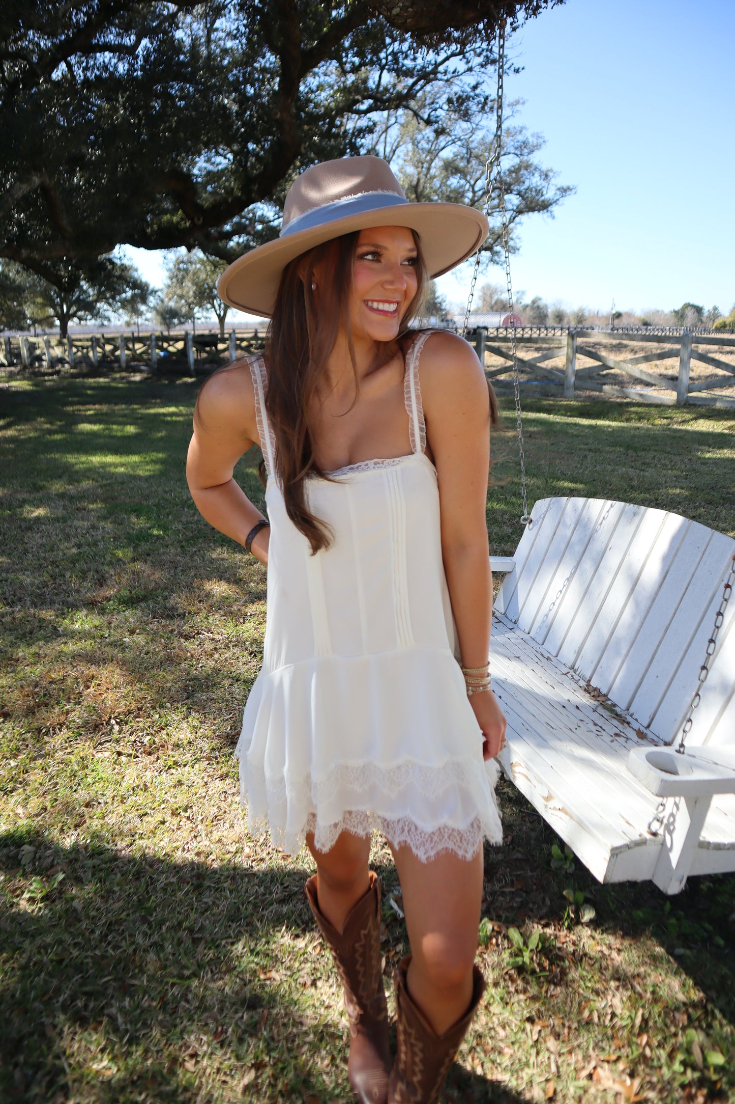 Prairie Dress- Cream