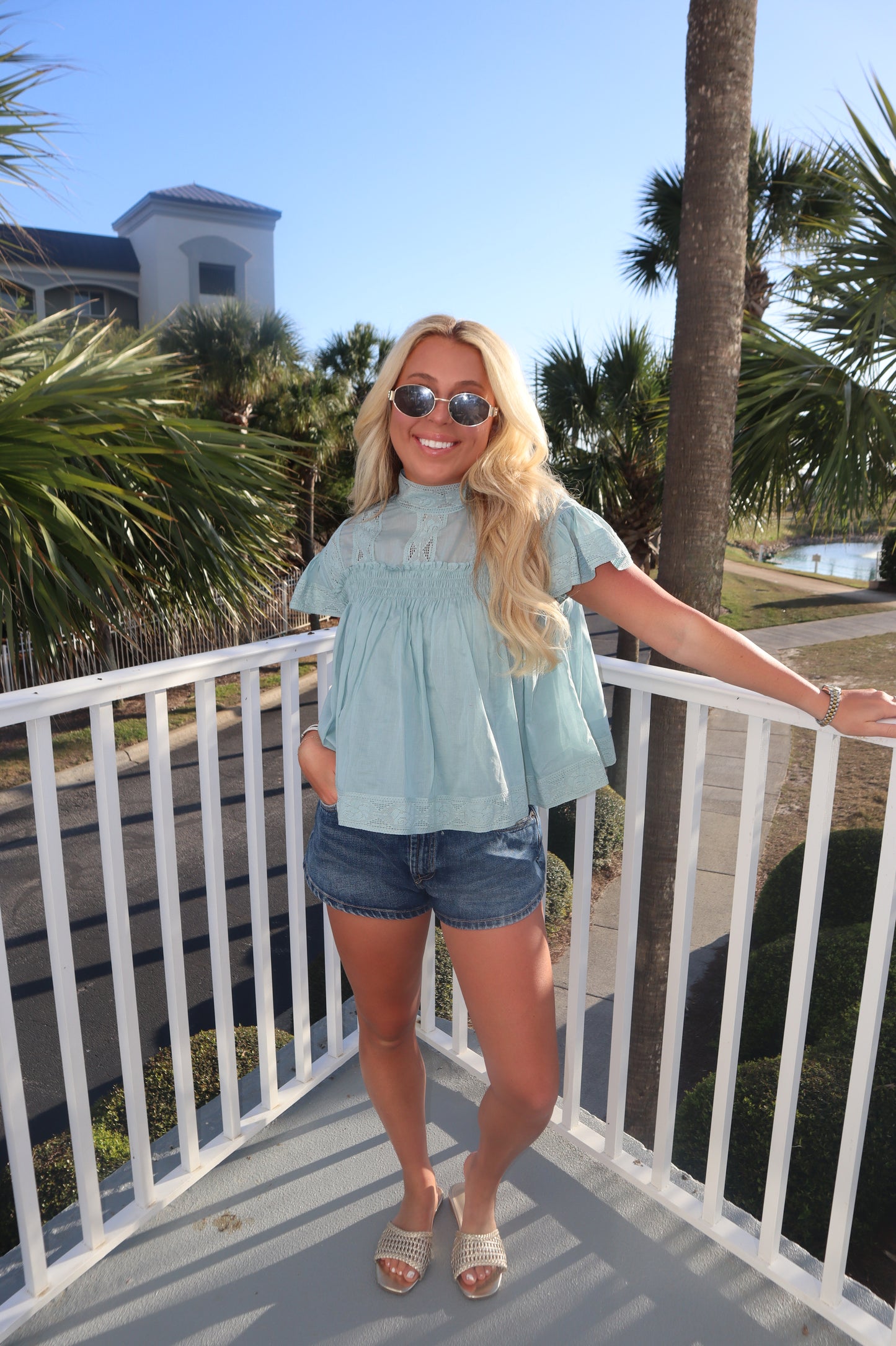 Seafoam Top