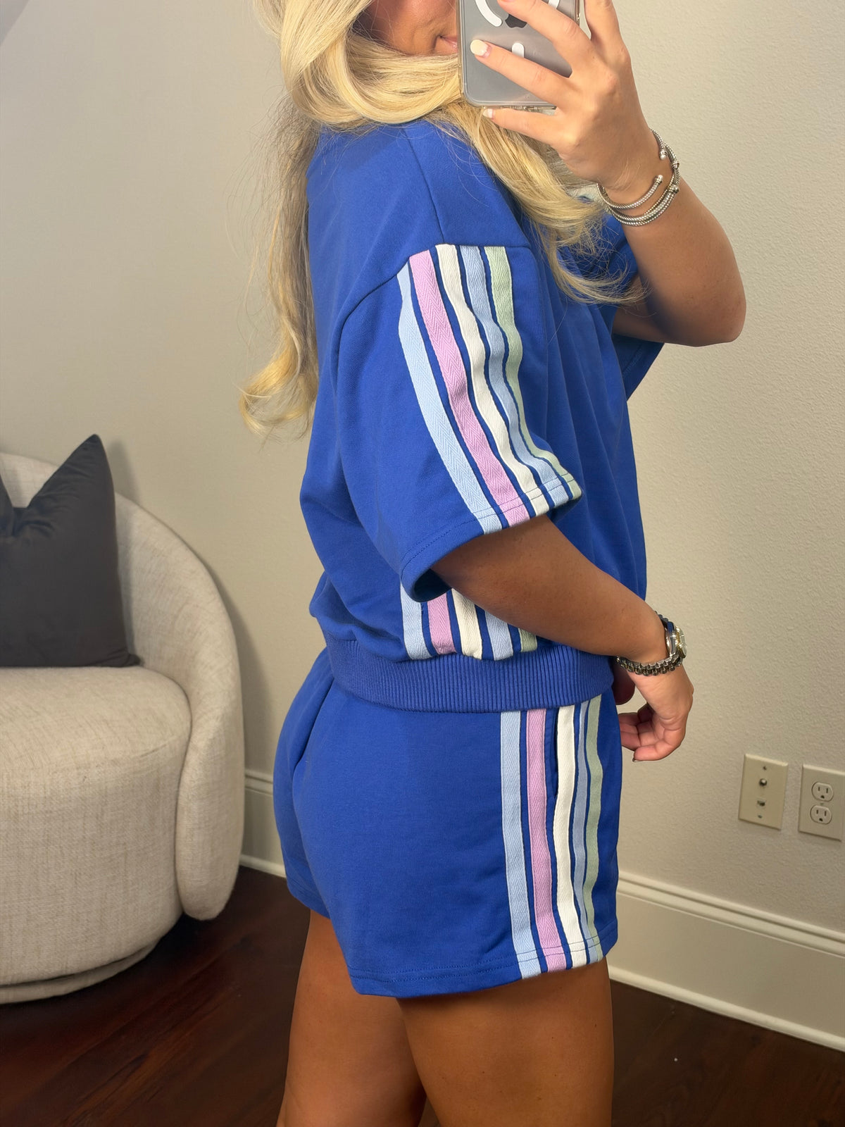 On the Daily- Blue Lounge Set