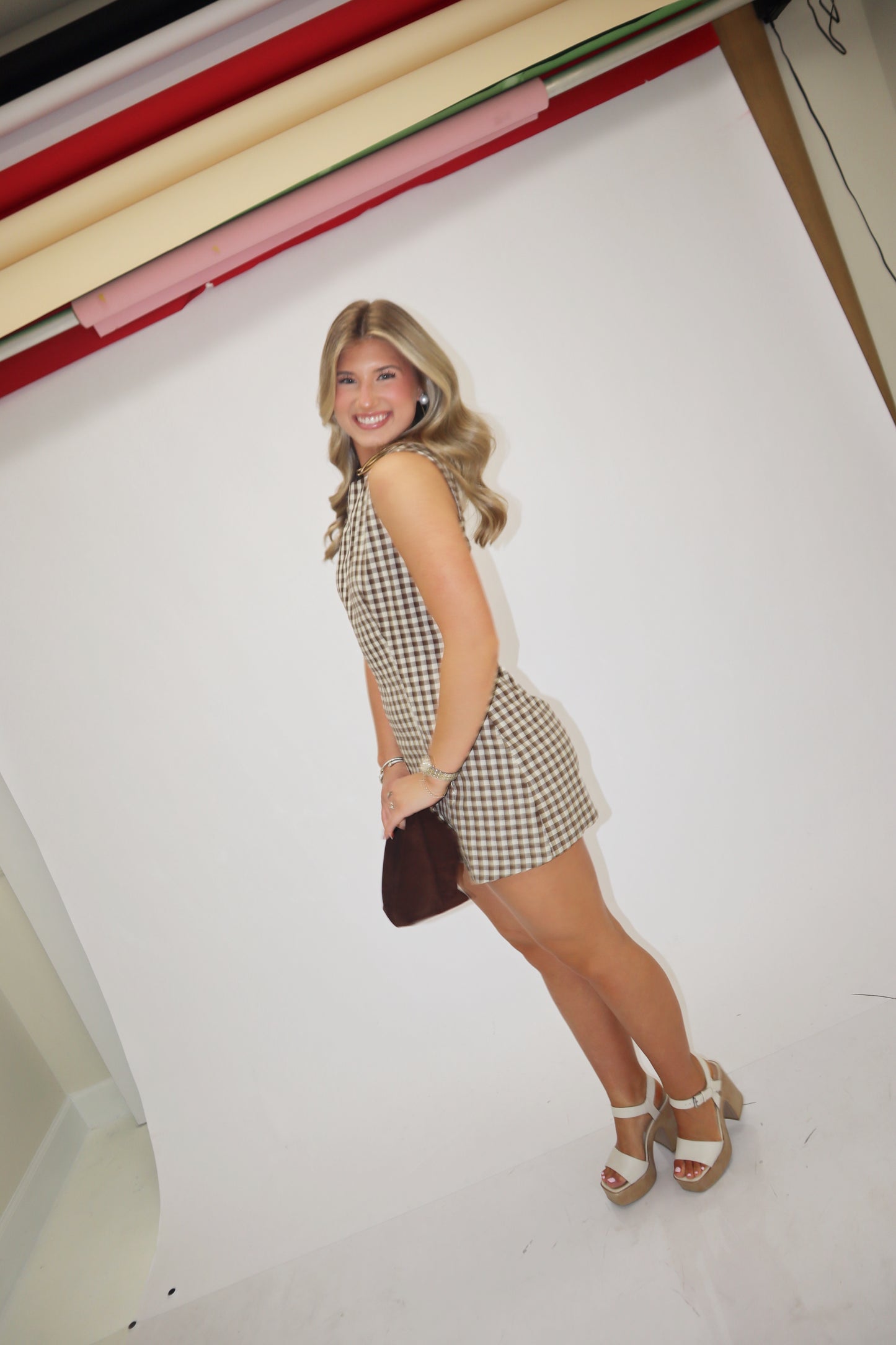 Kaitlyn Gingham Dress