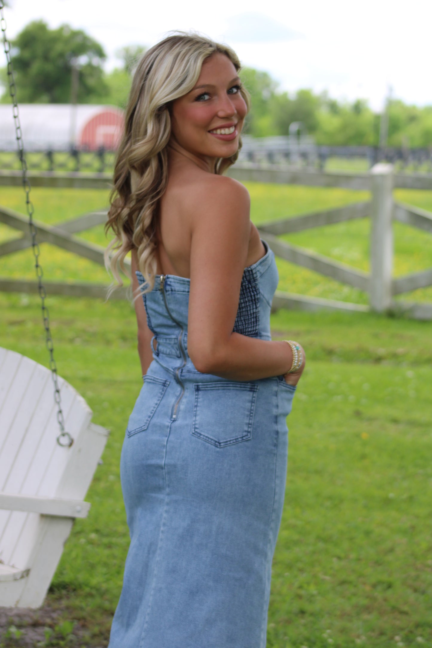 Daisy Denim Dress