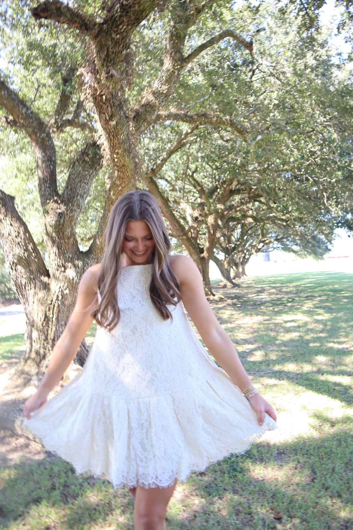 Acorn Lace Mini Dress