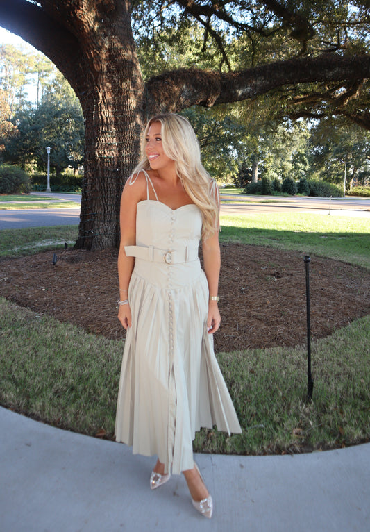 Savannah Belted Maxi Dress