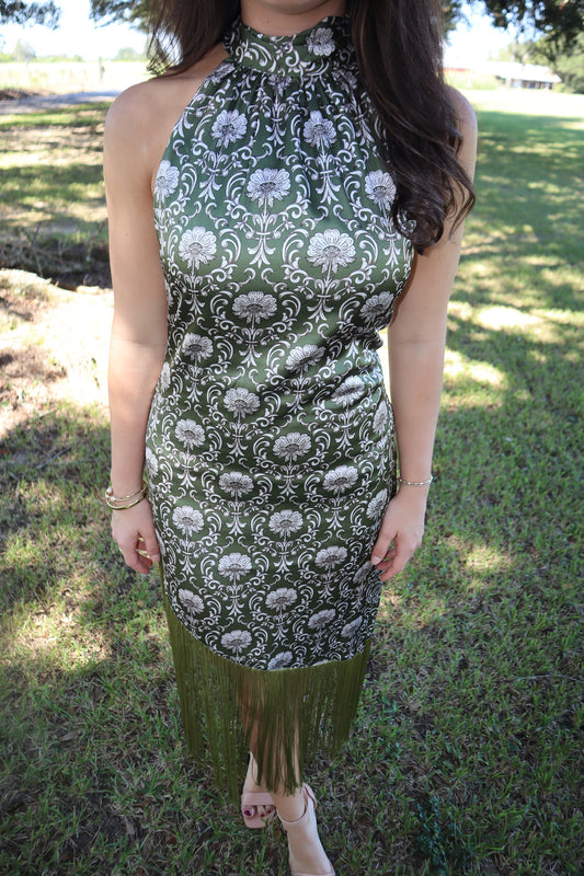 Juliette Fringe Midi Dress