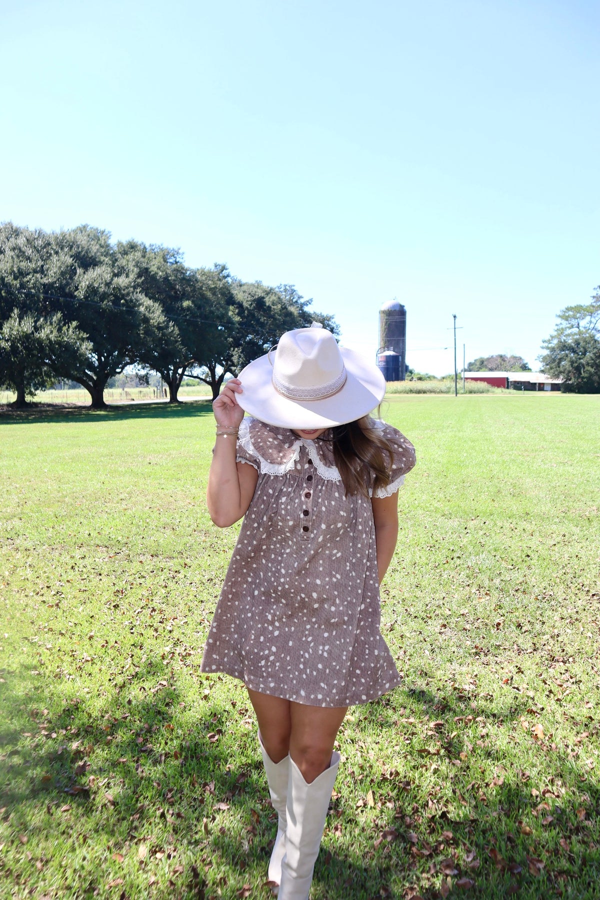 Lee Deer Mini Dress