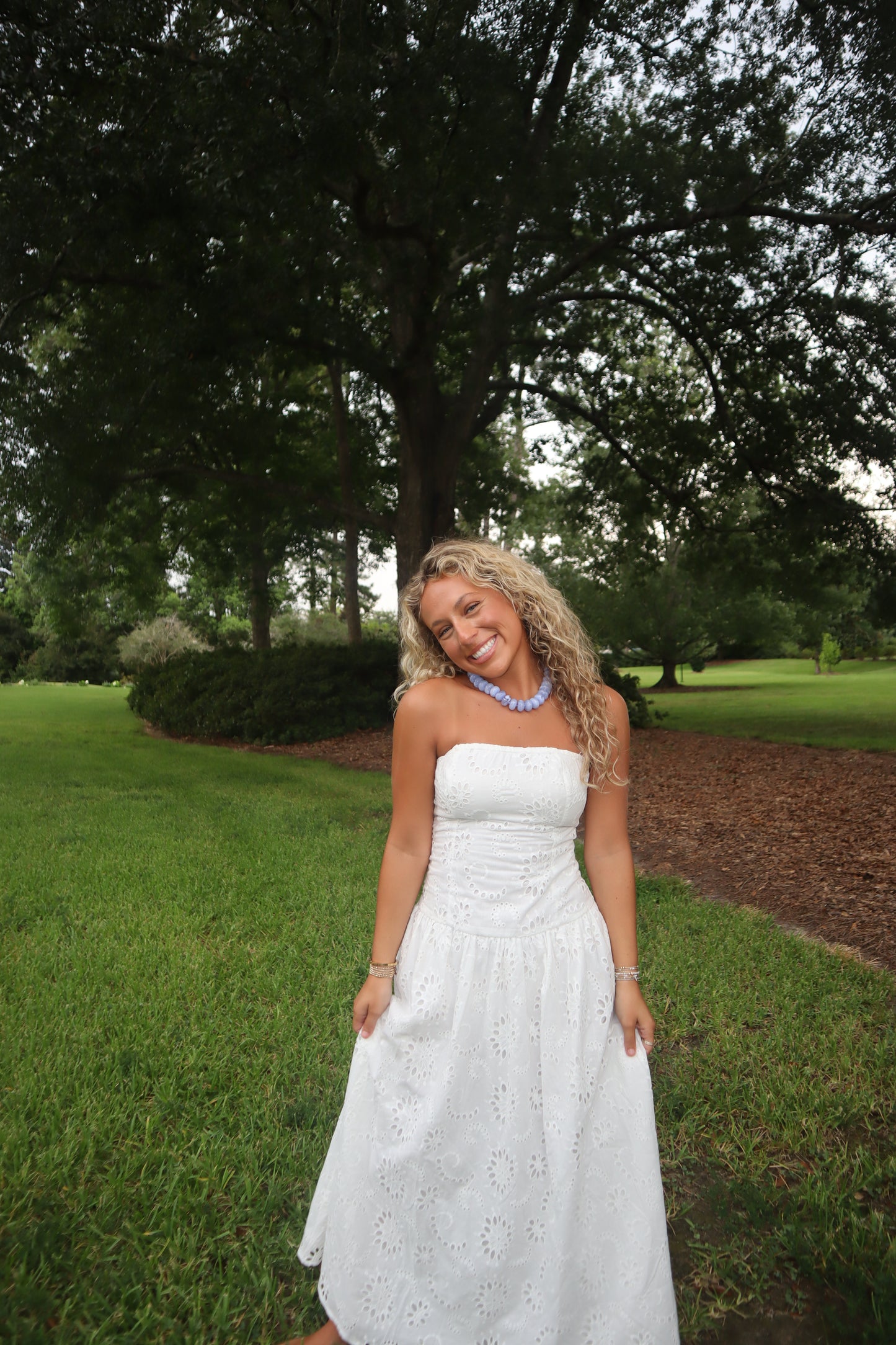 Charlee Eyelet Maxi Dress