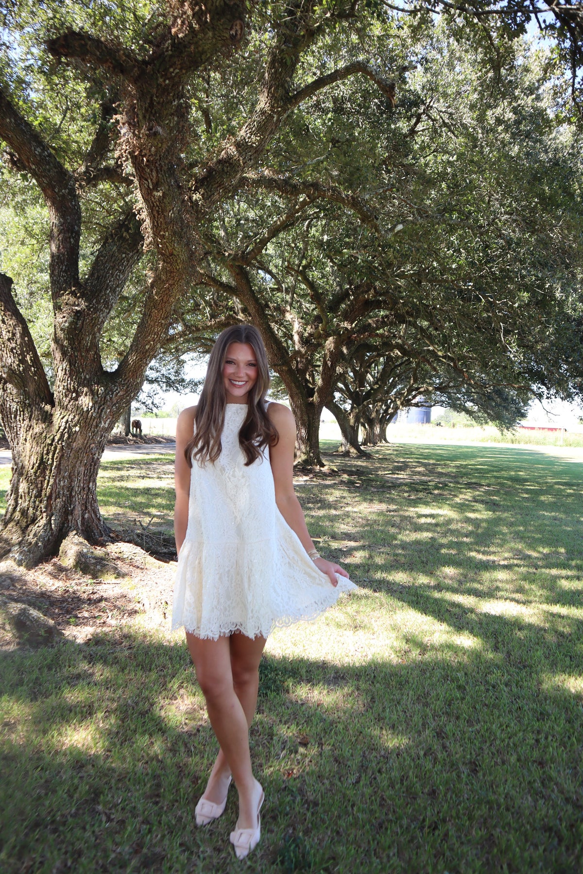 Acorn Lace Mini Dress