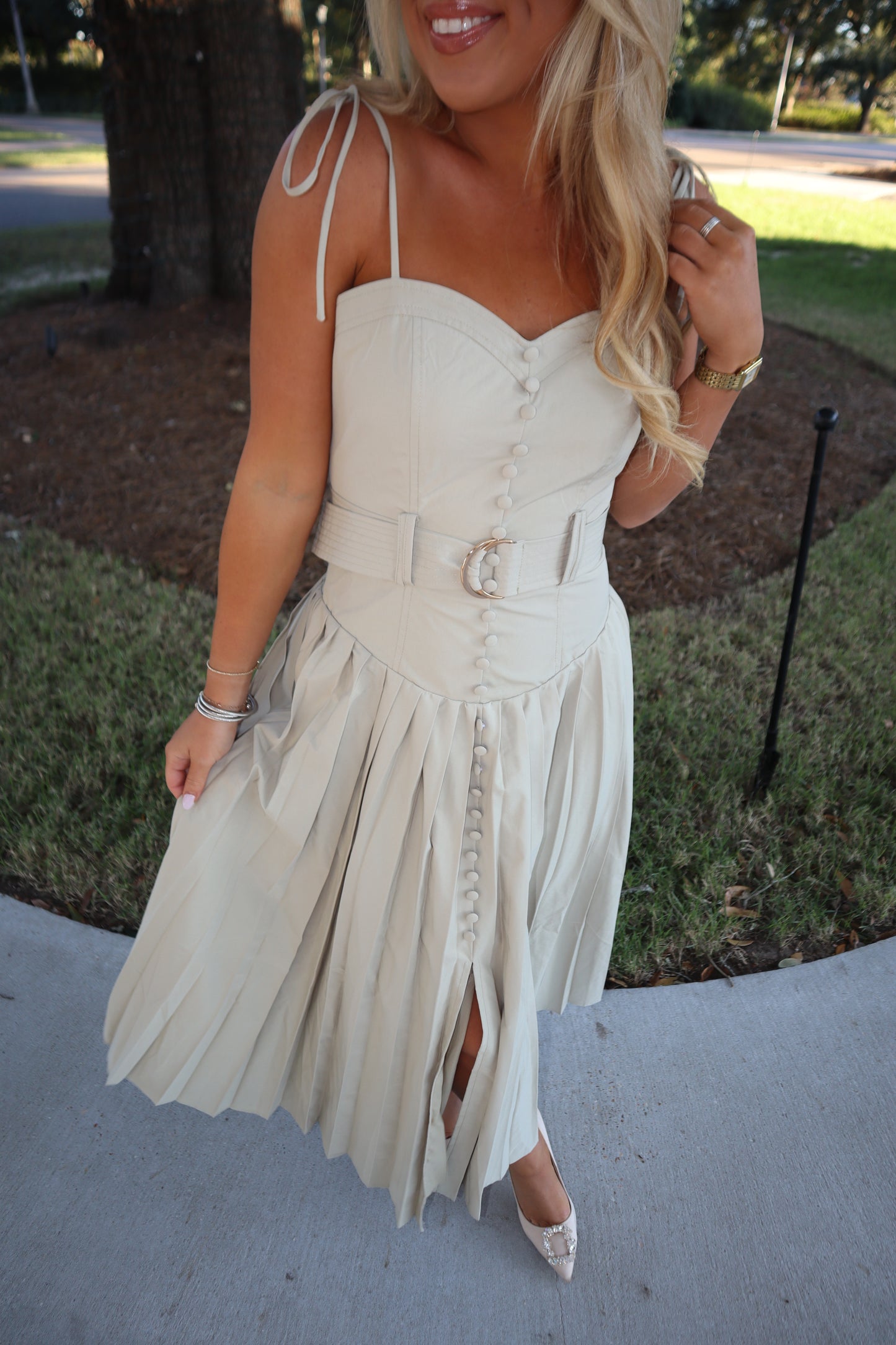 Savannah Belted Maxi Dress