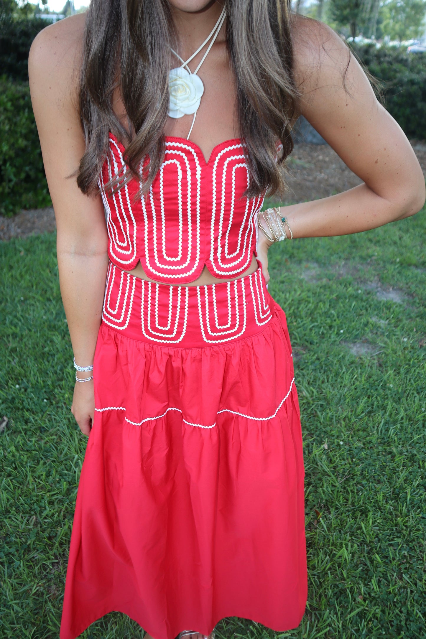 Geaux Set- Red/White