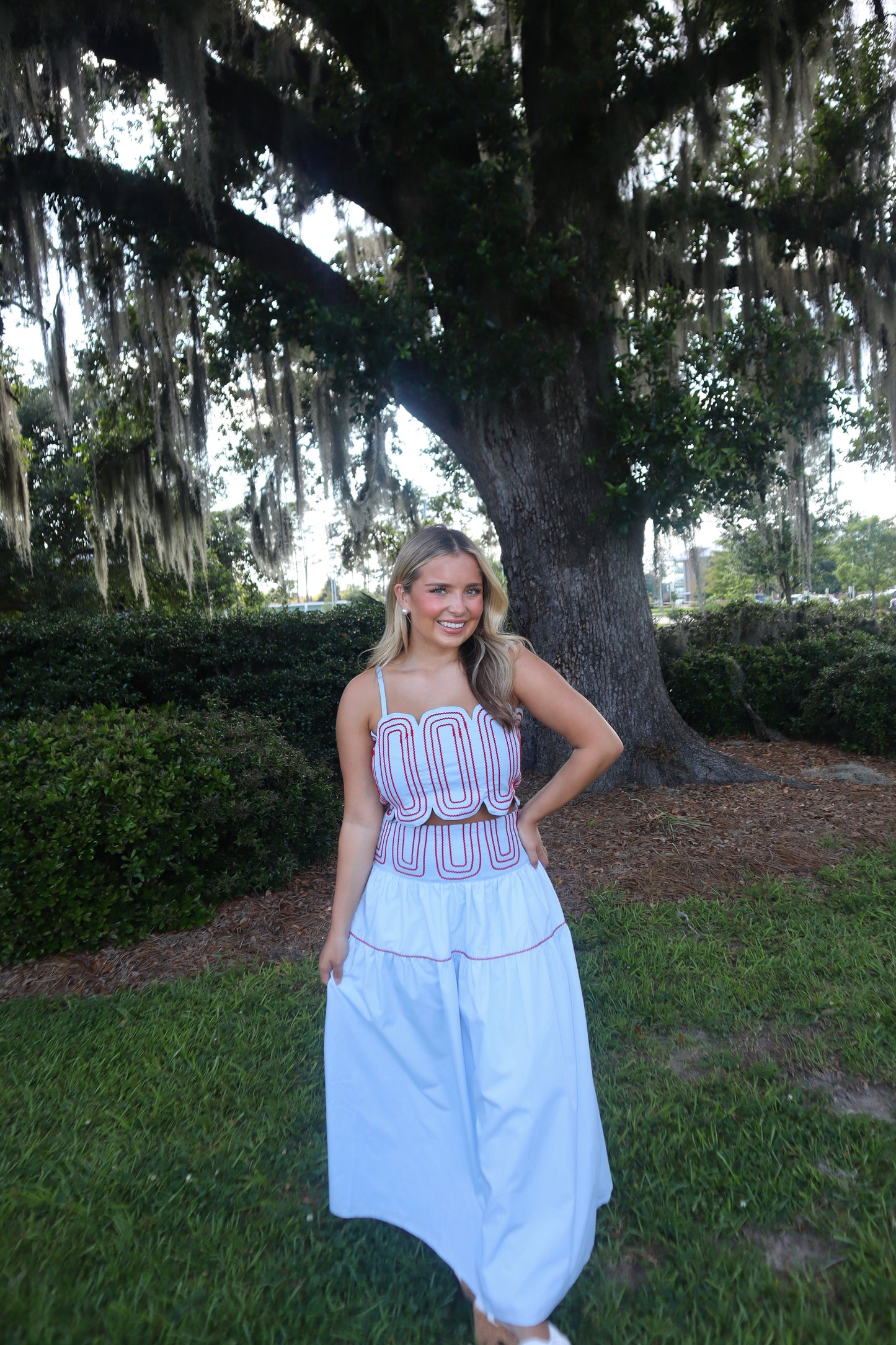 Geaux Set- Powder Blue/Red
