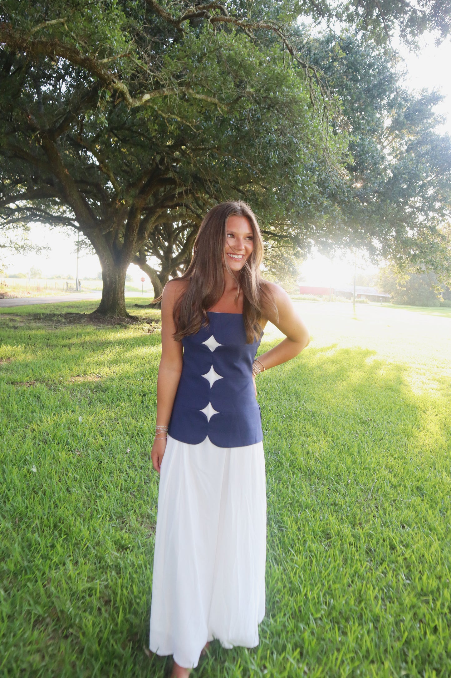 Starlet Maxi Dress- Navy
