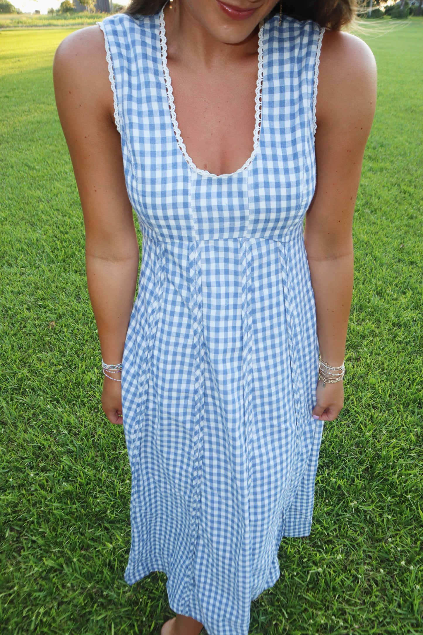 Americana Gingham Dress