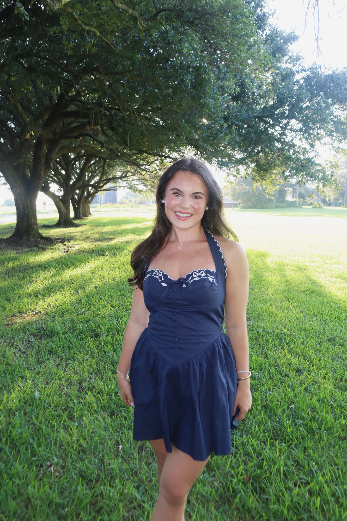 Liberty Mini Halter Dress