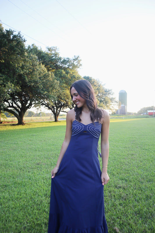 Glory Maxi Dress- Navy