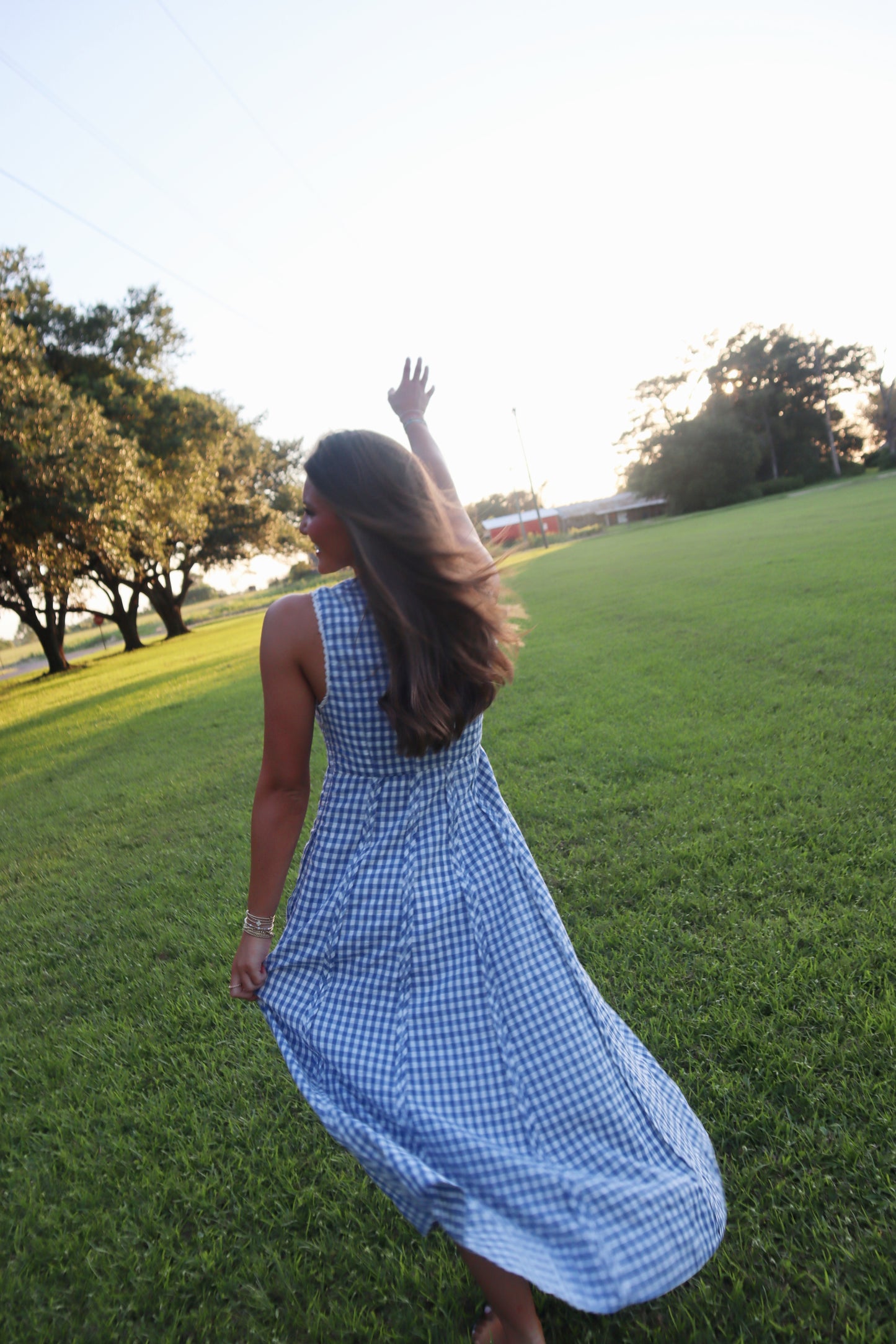Americana Gingham Dress