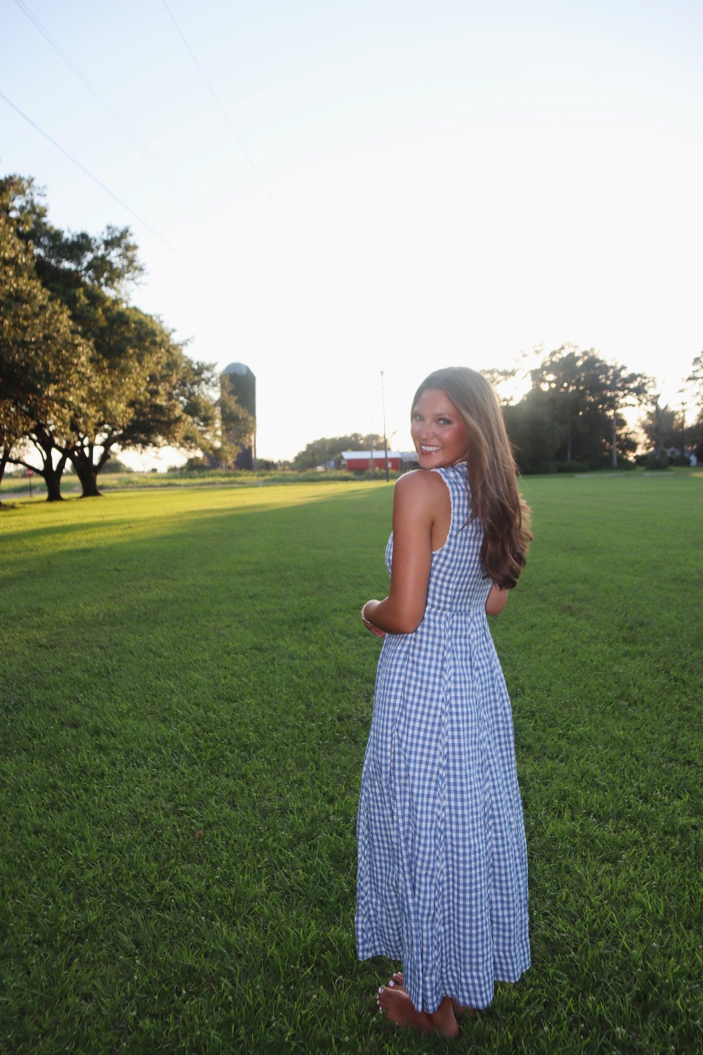 Americana Gingham Dress