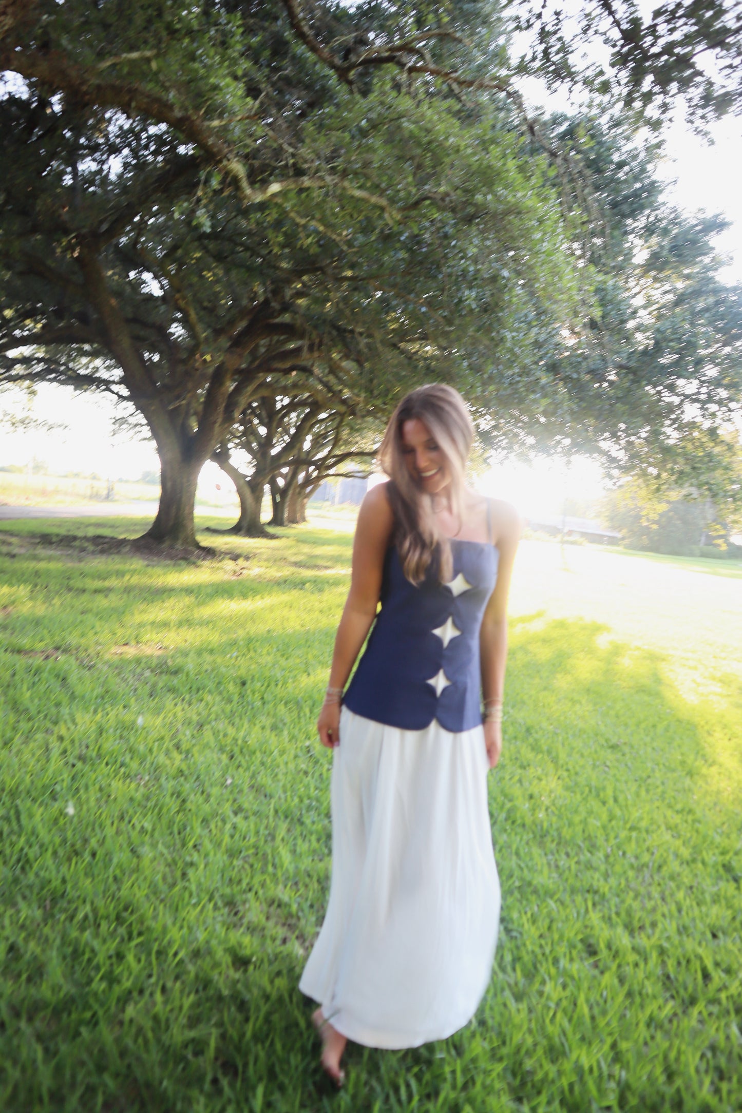 Starlet Maxi Dress- Navy